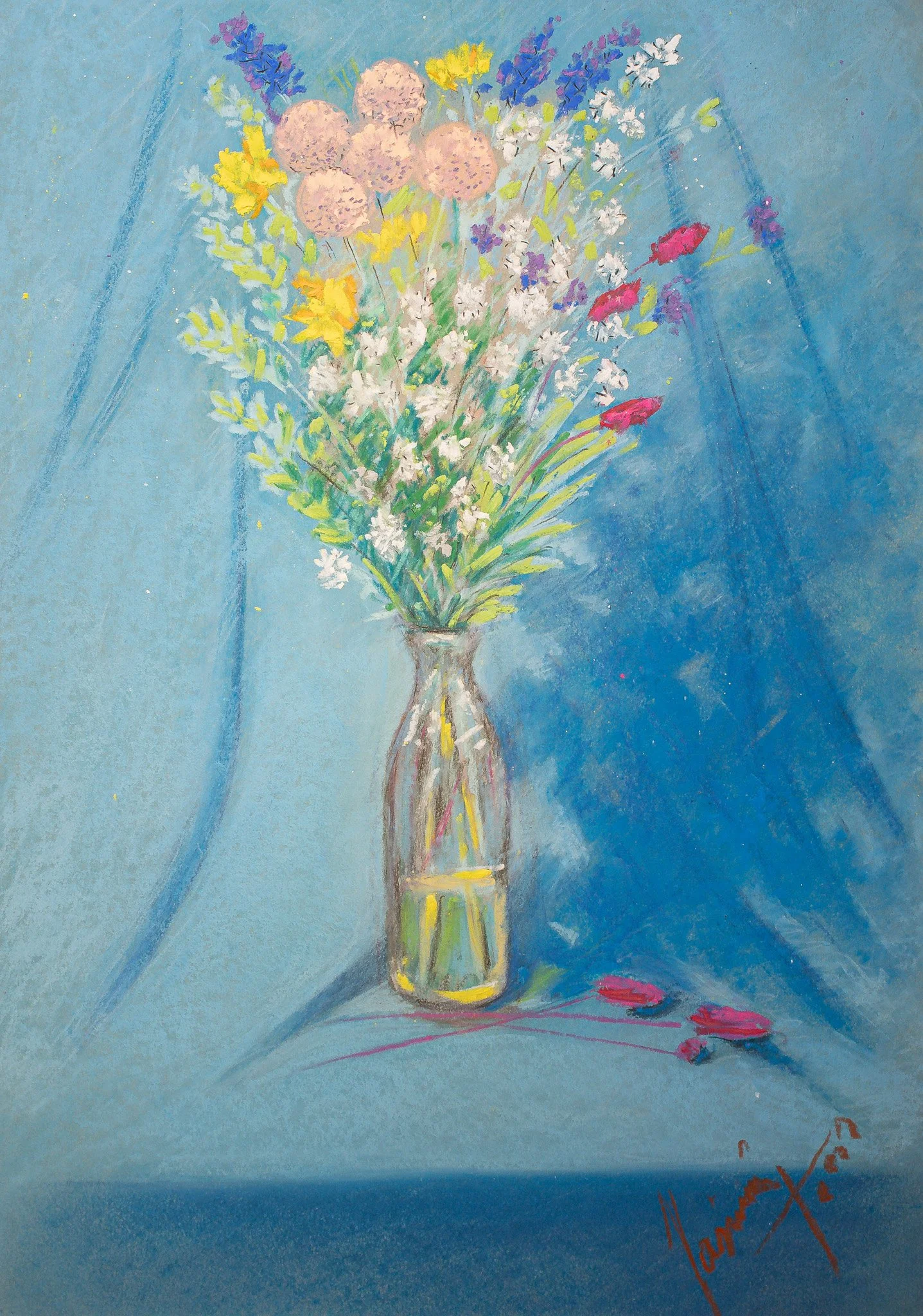 "Botanical Series", pastel on paper, 12.5 × 17.5 in., 2017