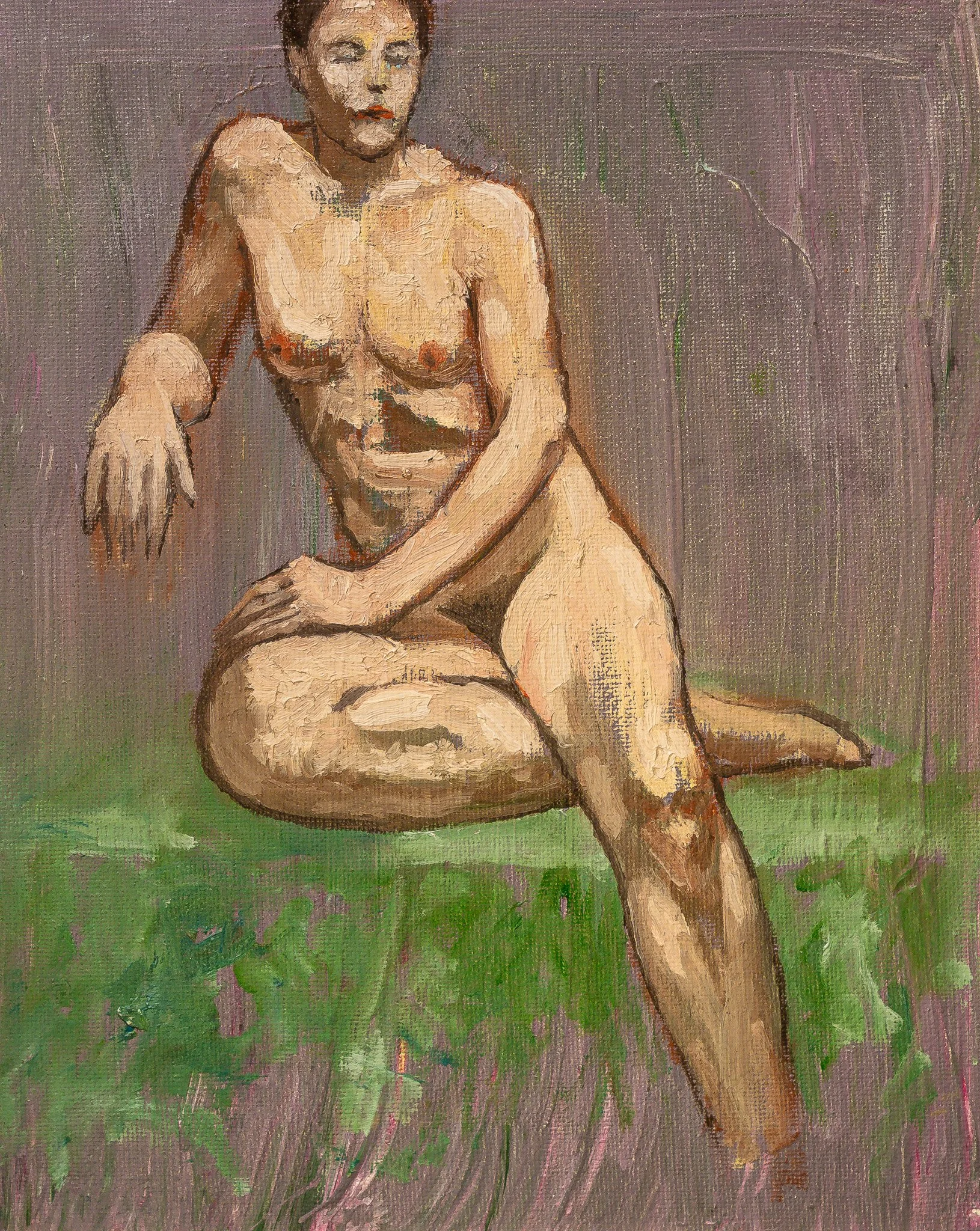 "Live Figure Studies", oil on canvas, 8 × 10 in., 2018
