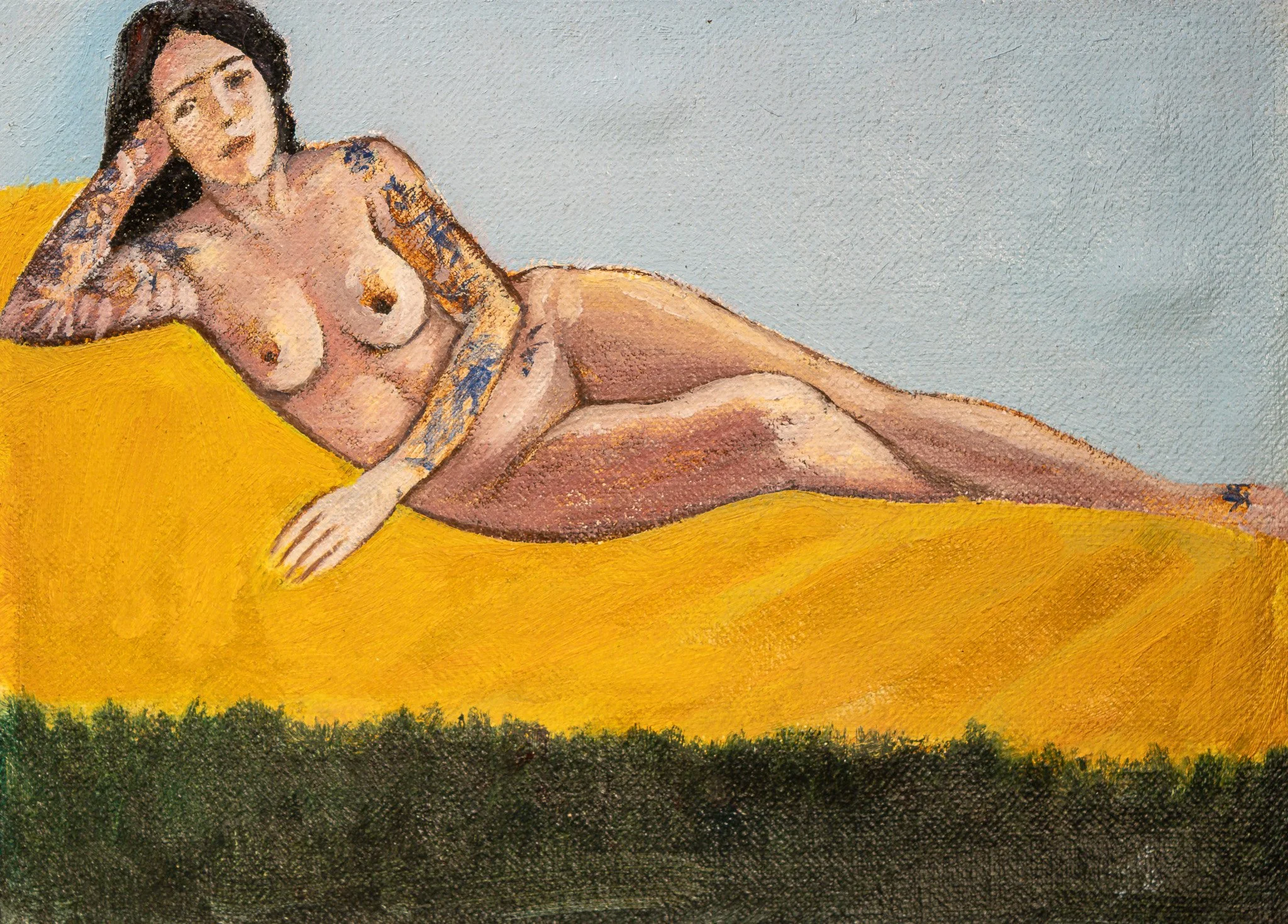 "Live Figure Studies", oil on canvas, 9 × 12 in., 2022