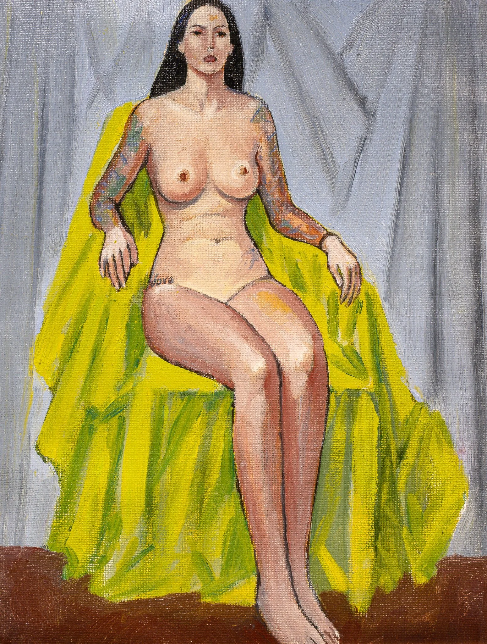 "Live Figure Studies", oil on canvas, 11 × 15 in., 2023