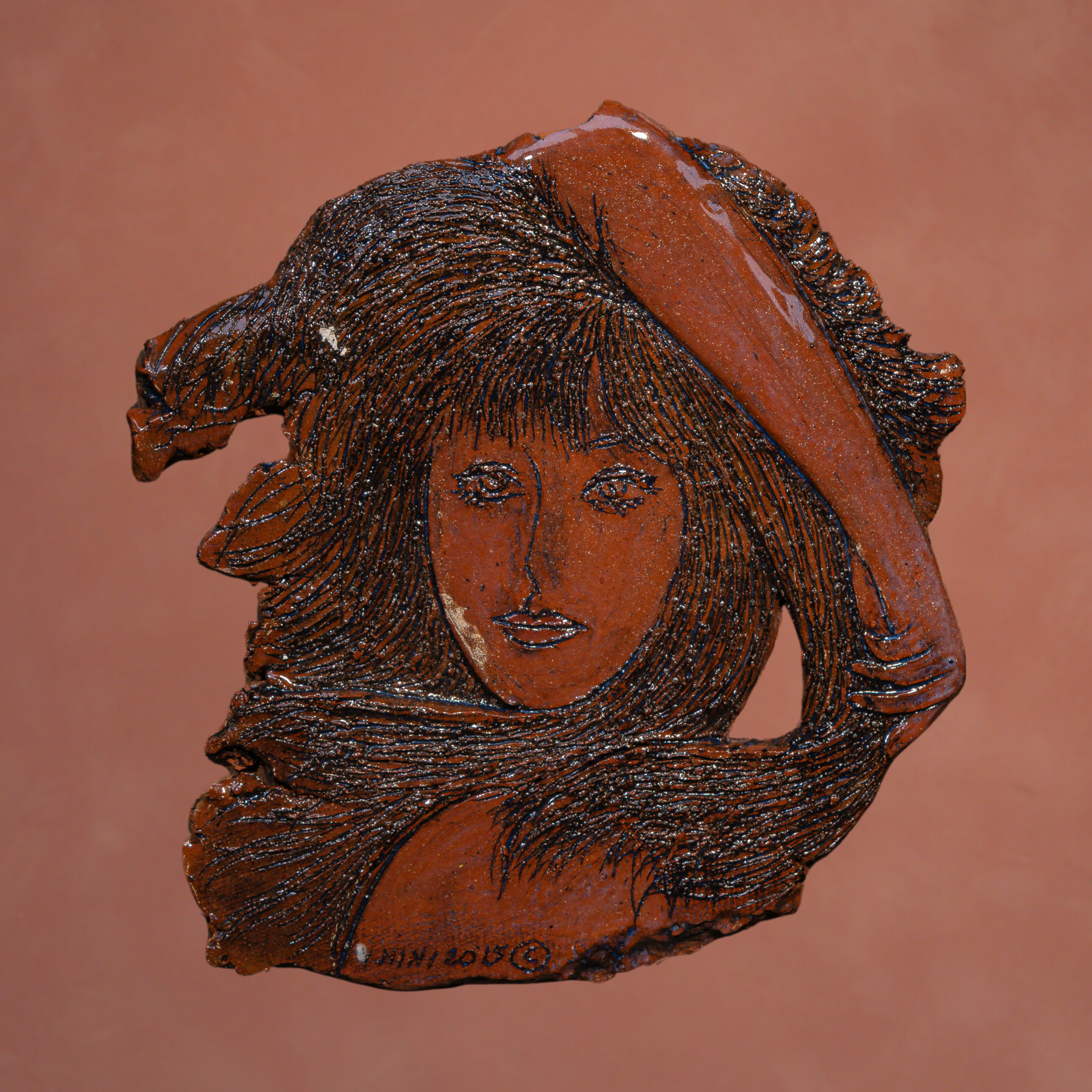 "Relief Studies", ceramic, 10 × 13 in., 2015