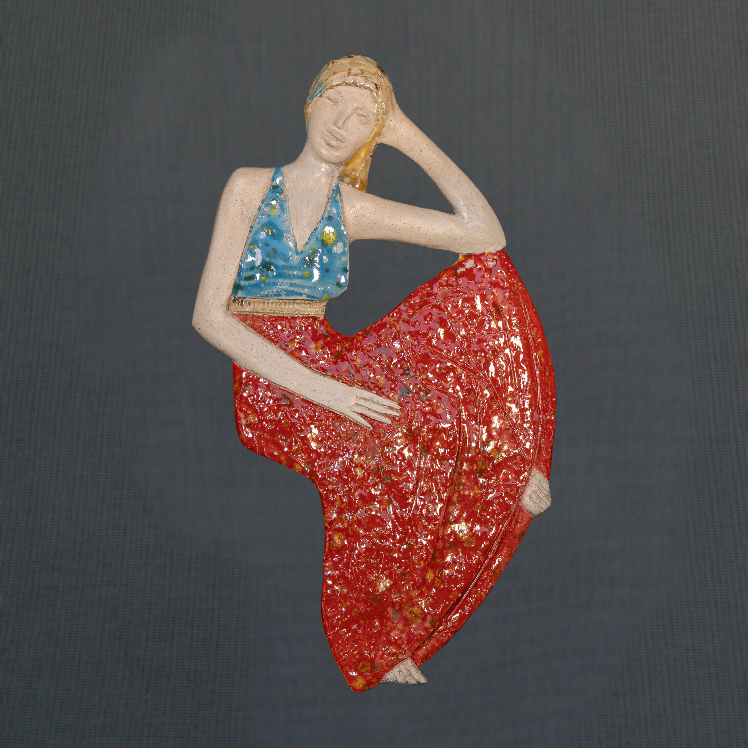 "Relief Studies", ceramic, 13 × 15 in., 2016