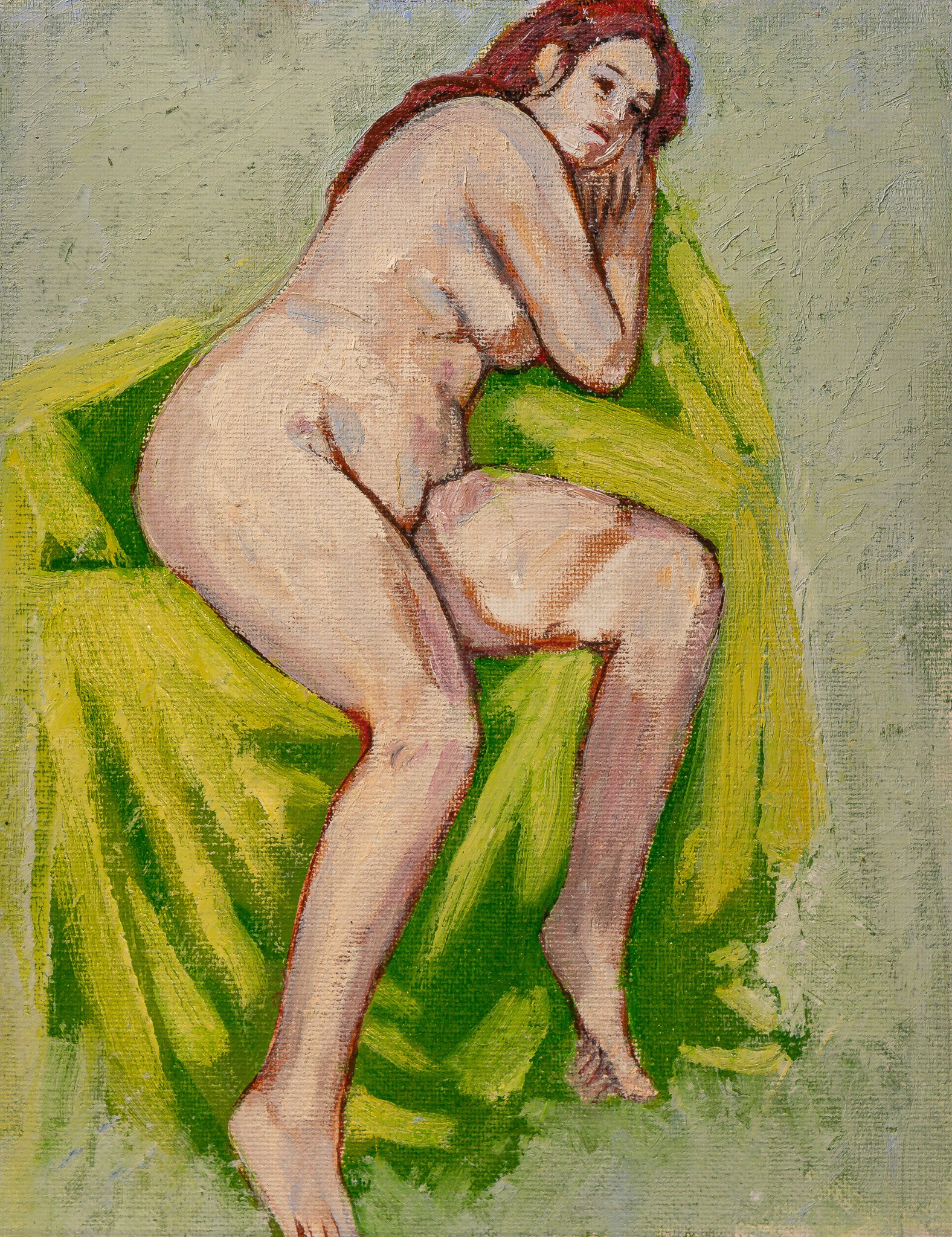 "Live Figure Studies", oil on canvas, 8 × 10 in., 2022