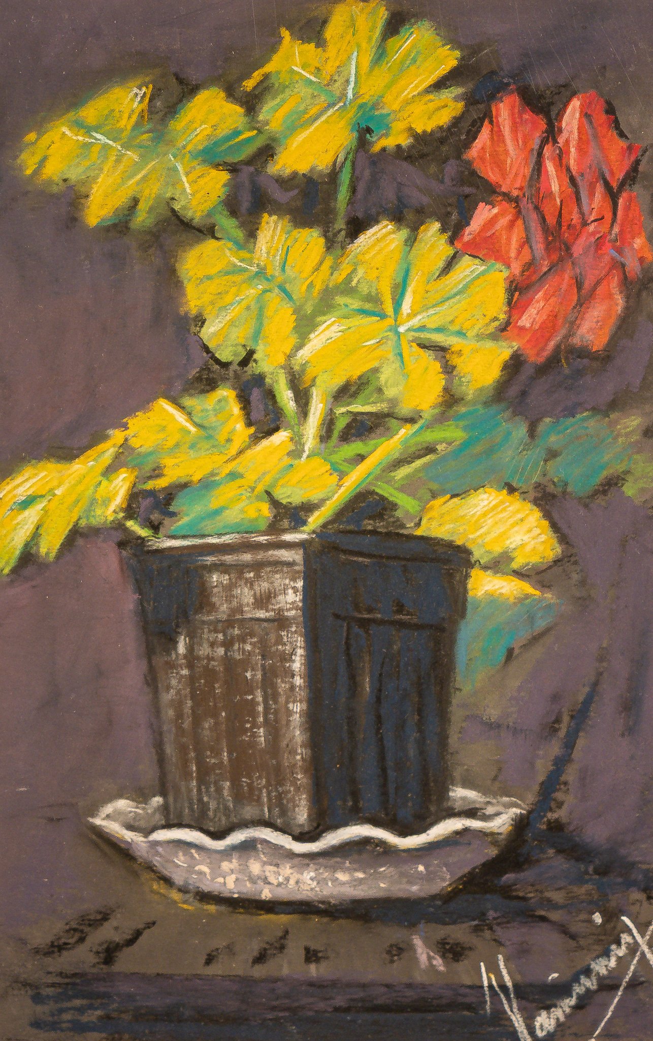"Botanical Series", pastel on paper, 6 × 9 in., 2018