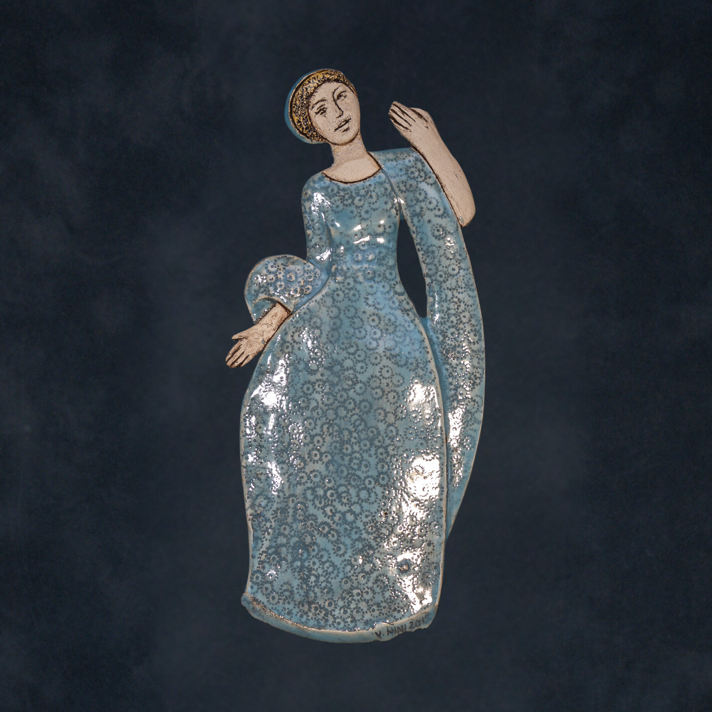 "Relief Studies", ceramic, 12 × 16 in., 2015