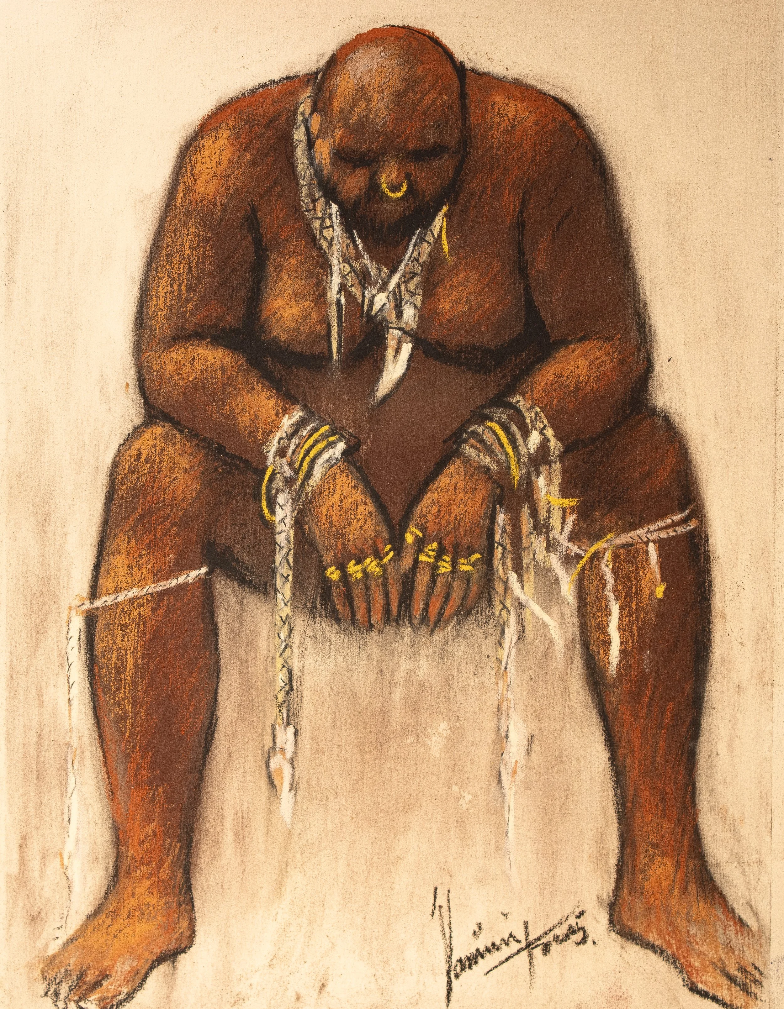 "Live Figure Studies", pastel on paper, 9 × 11 in., 2025