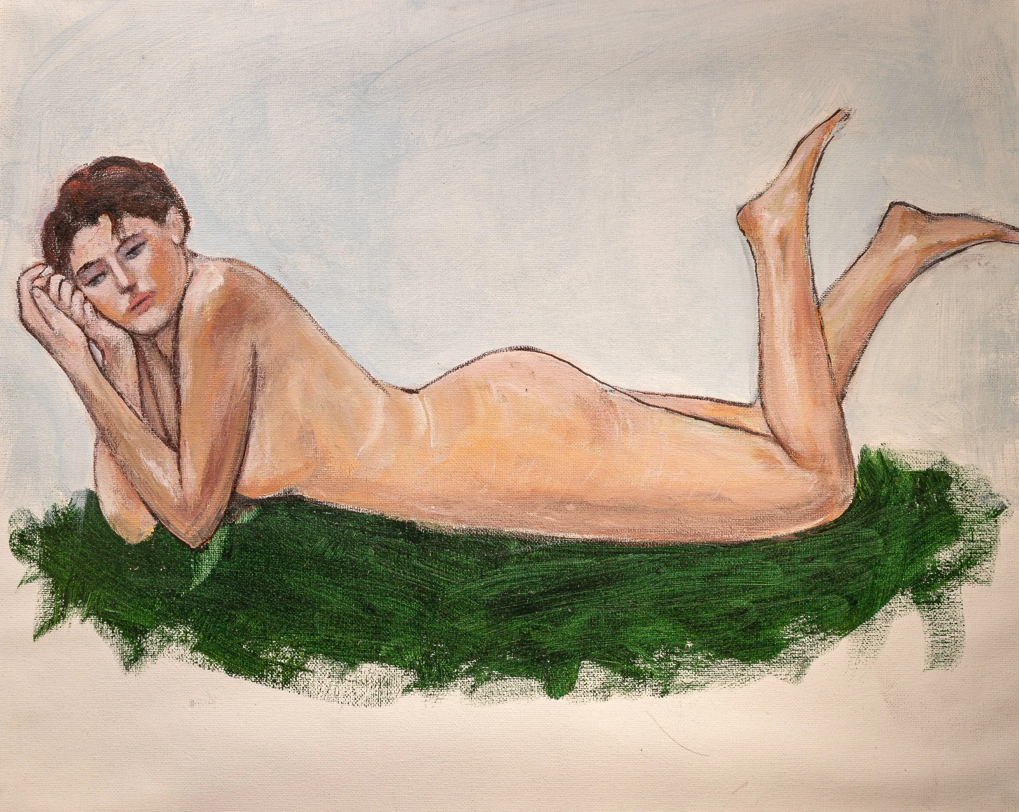 "Live Figure Studies", oil on canvas, 16 × 20 in., 2023