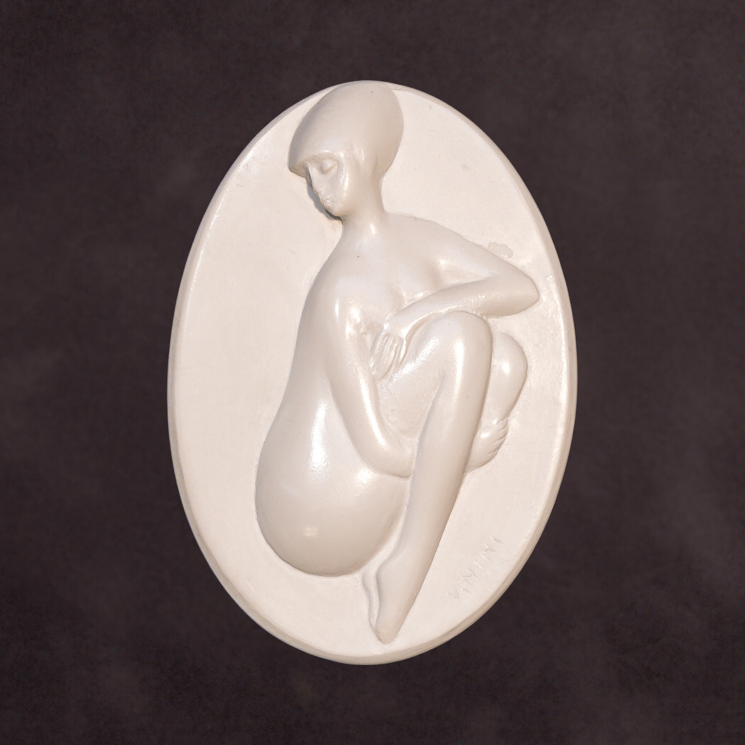 "Relief Studies", hydrostone, 8.5 × 10 in., 2015