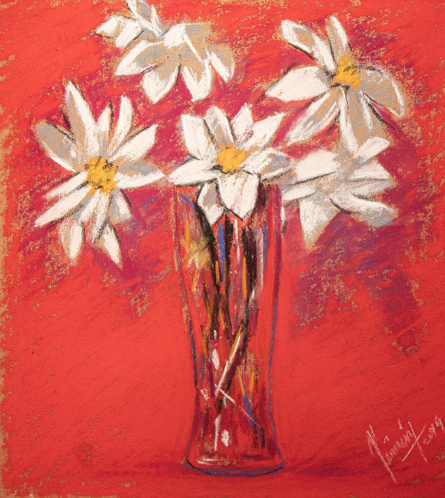 "Botanical Series", pastel on paper, 9 × 10 in., 2019