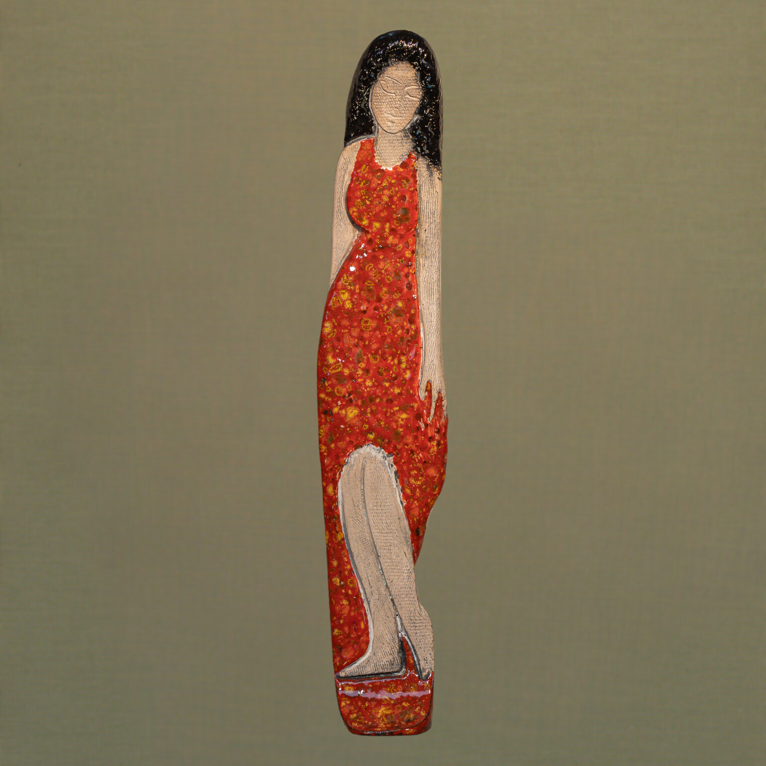 "Relief Studies", ceramic, 6 × 16 in., 2017