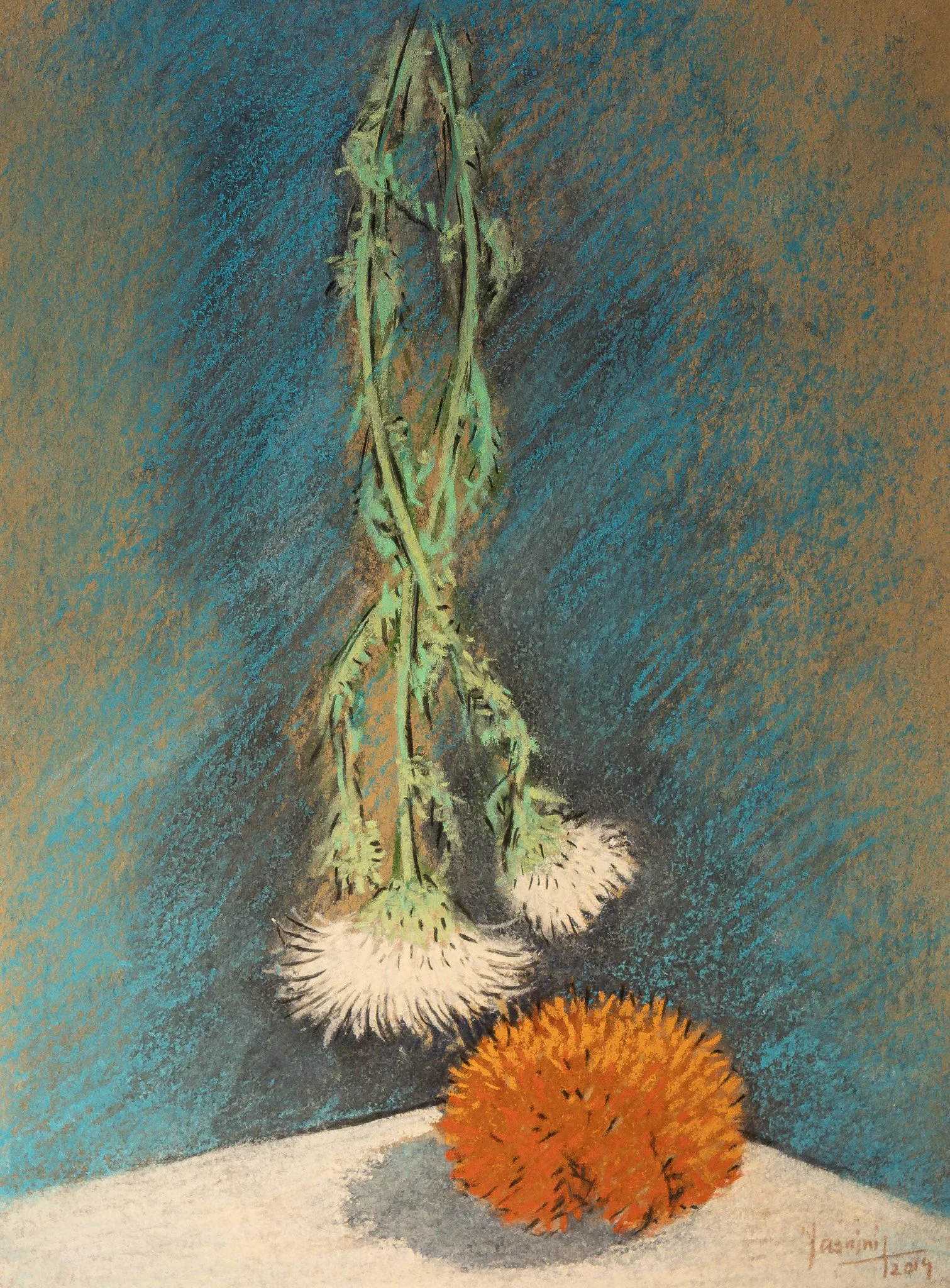 "Botanical Series", pastel on paper, 9 × 12 in., 2014