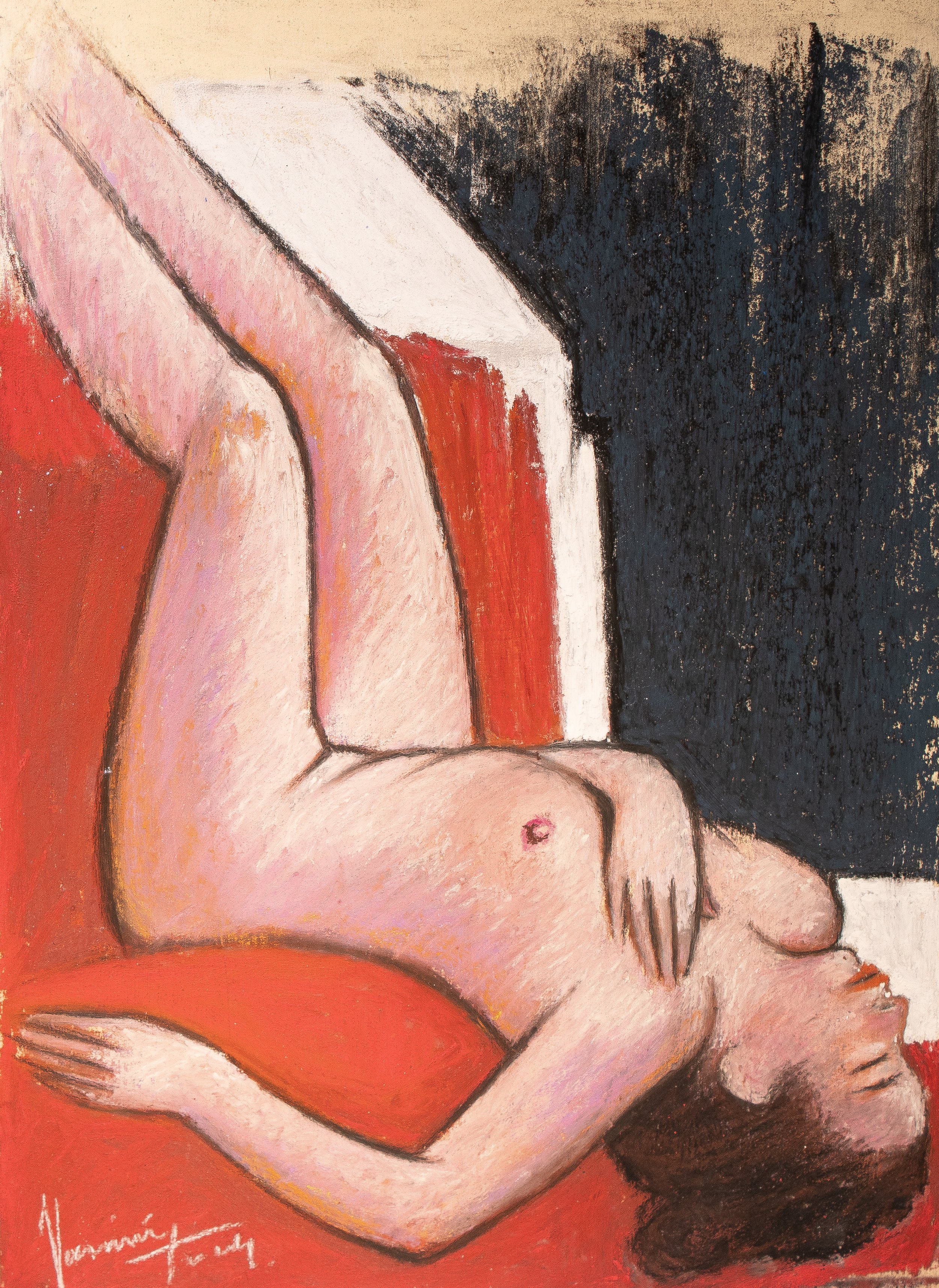 "Live Figure Studies", pastel on paper, 9 × 12 in., 2024