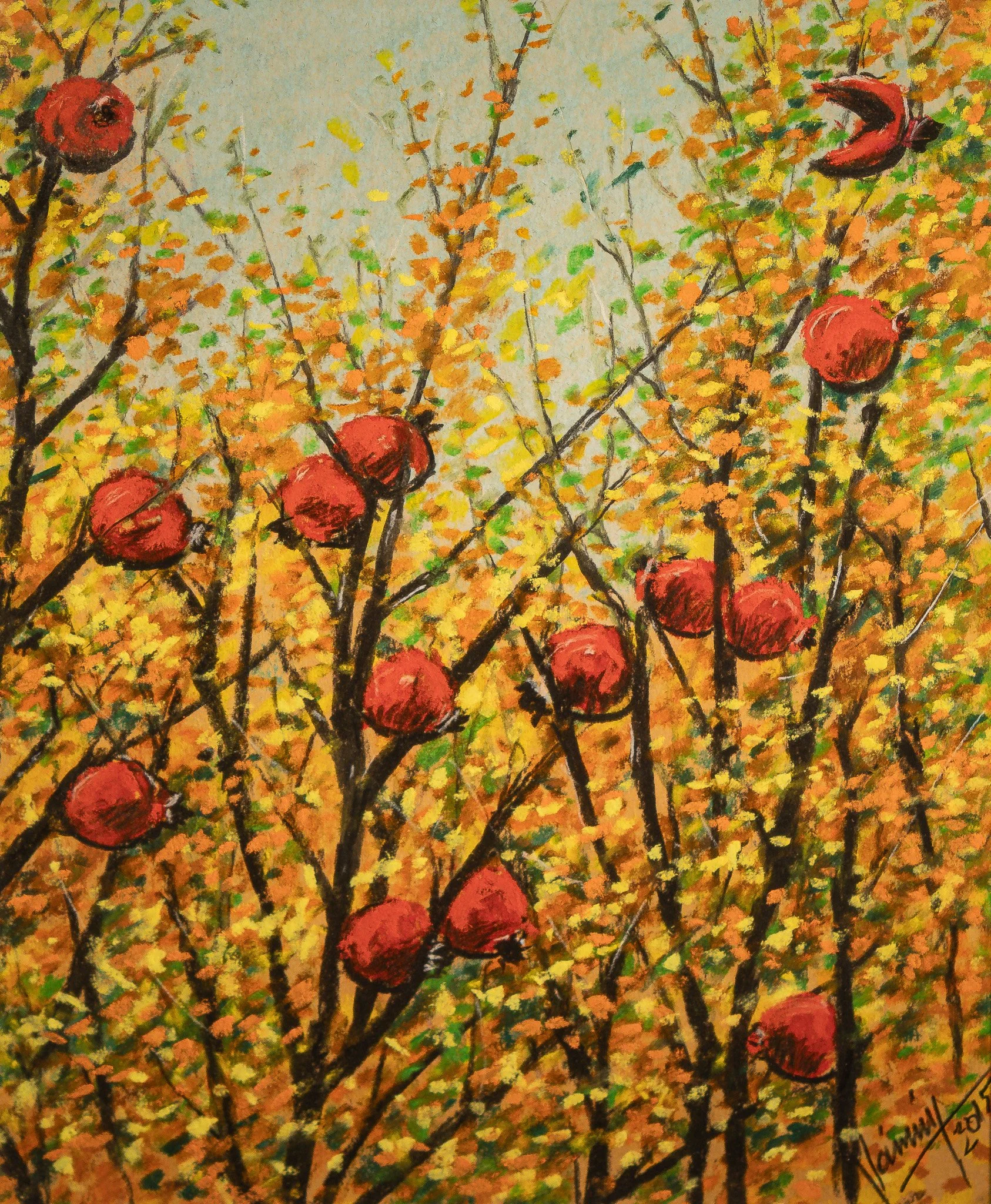 "Shega", pastel on paper, 8 × 11 in., 2015