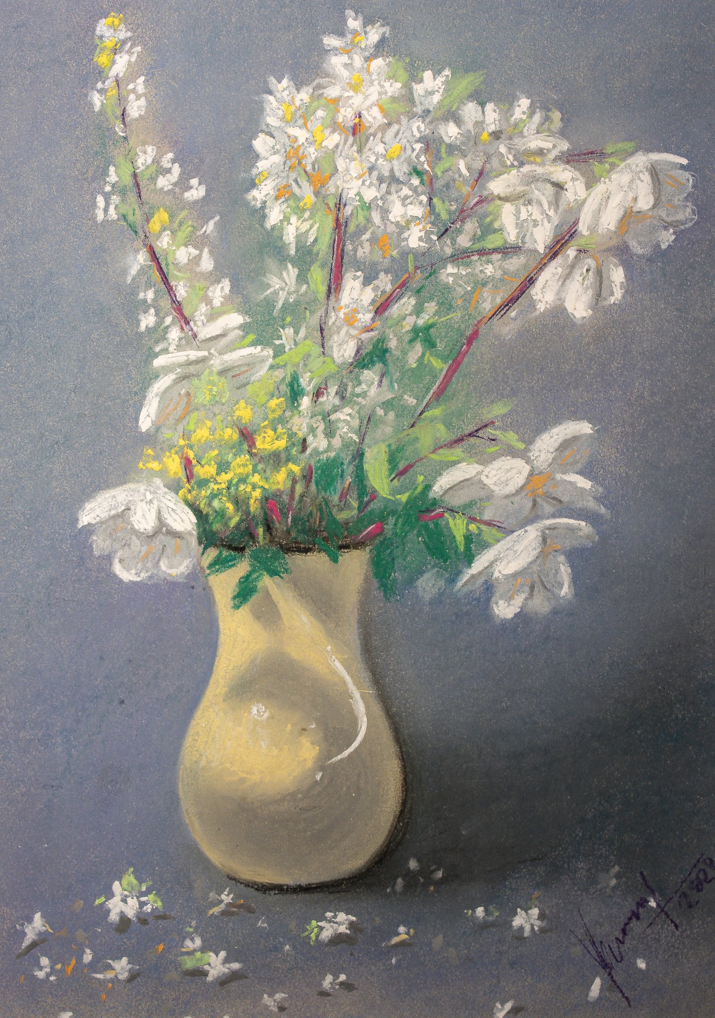 "Botanical Series", pastel on paper, 10.5 × 14.5 in., 2022