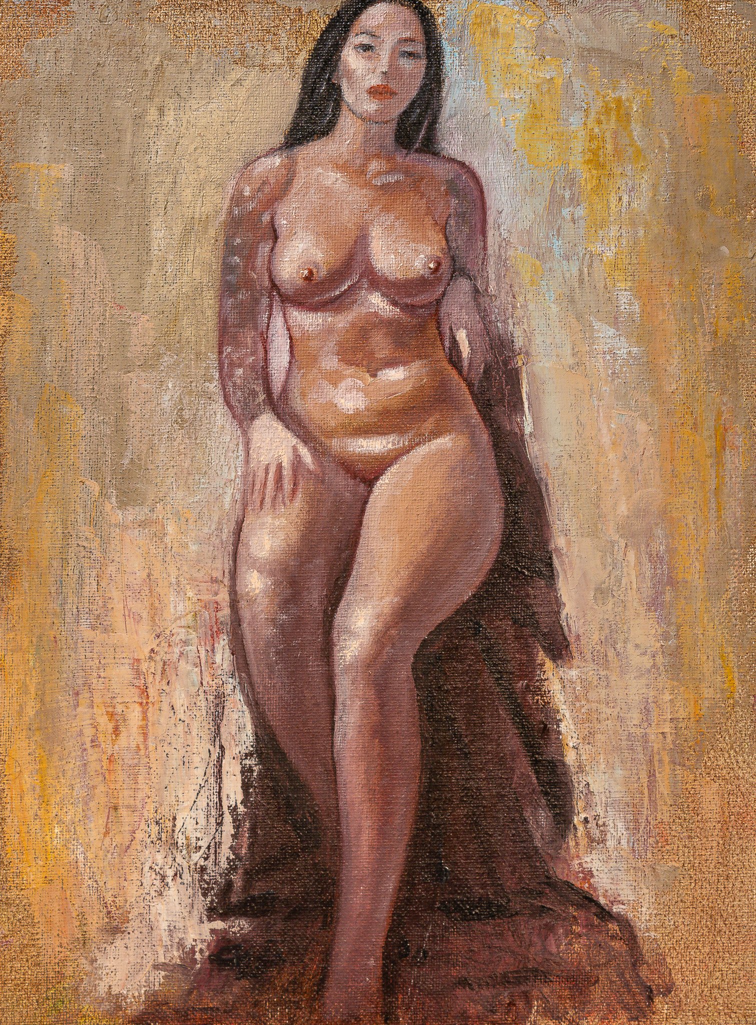 "Live Figure Studies", oil on canvas, 9 × 12 in., 2022