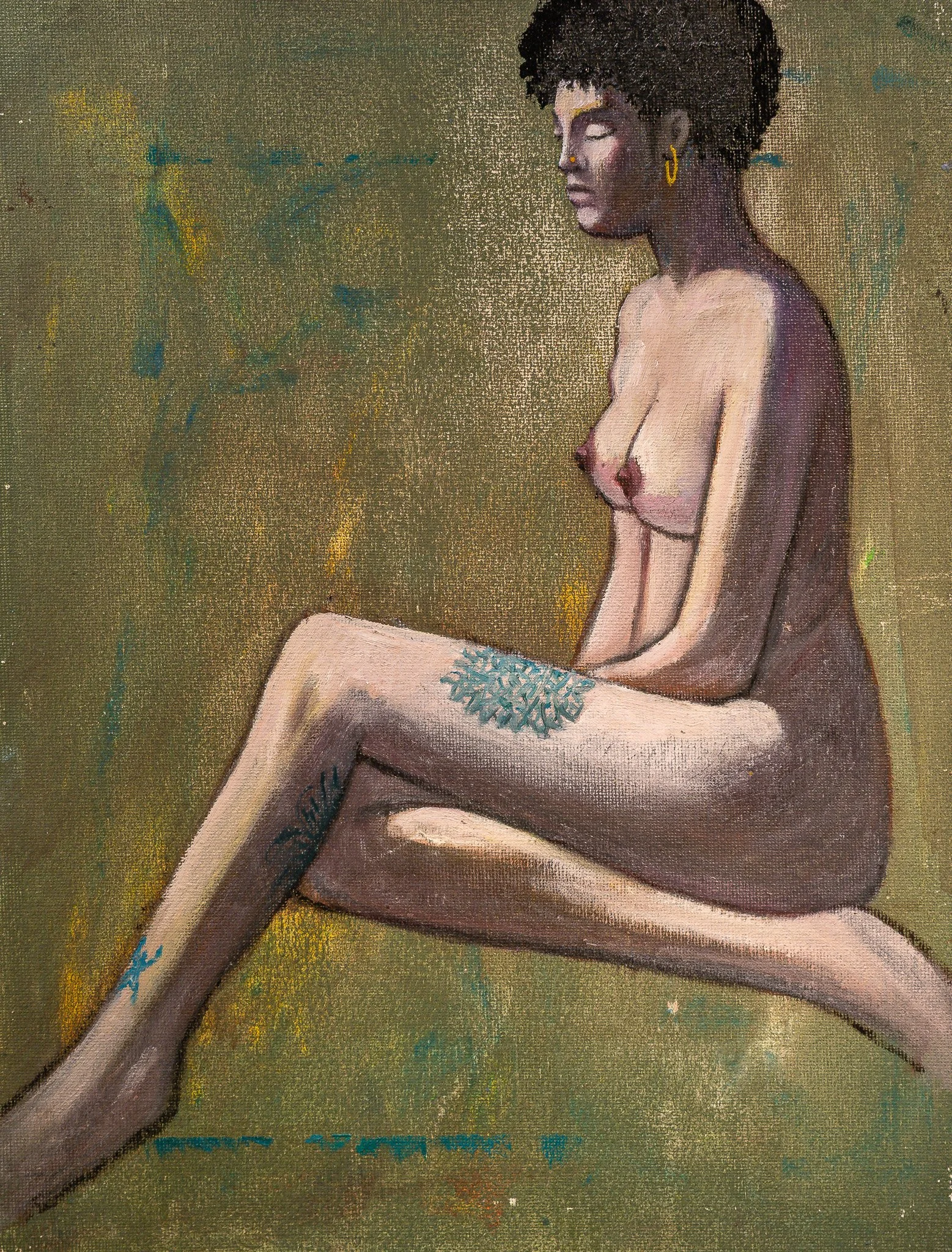 "Live Figure Studies", acrylic on canvas, 12 × 16 in., 2023