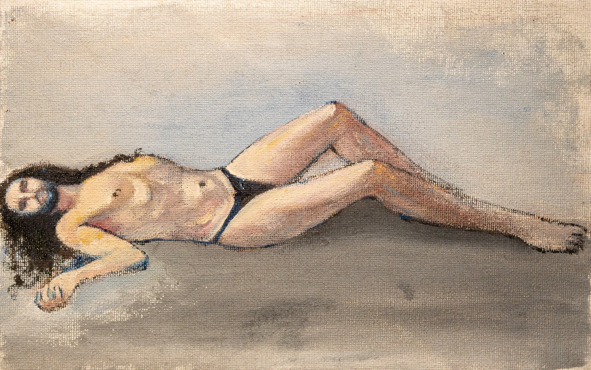 "Live Figure Studies", acrylic on canvas, 8 × 12 in., 2022