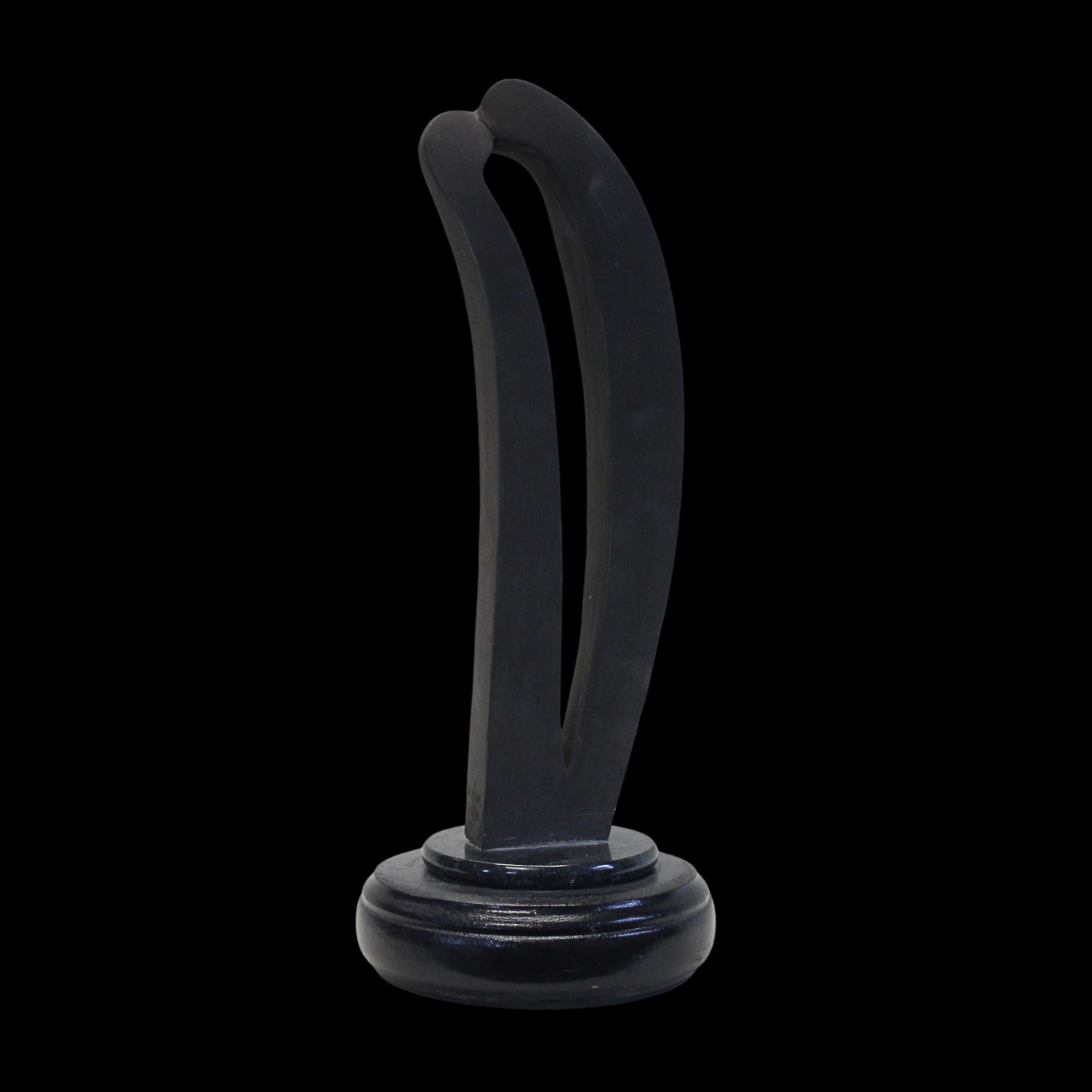 "Harmony", ceramic on wood base, 15 × 4 × 2 in., 2016