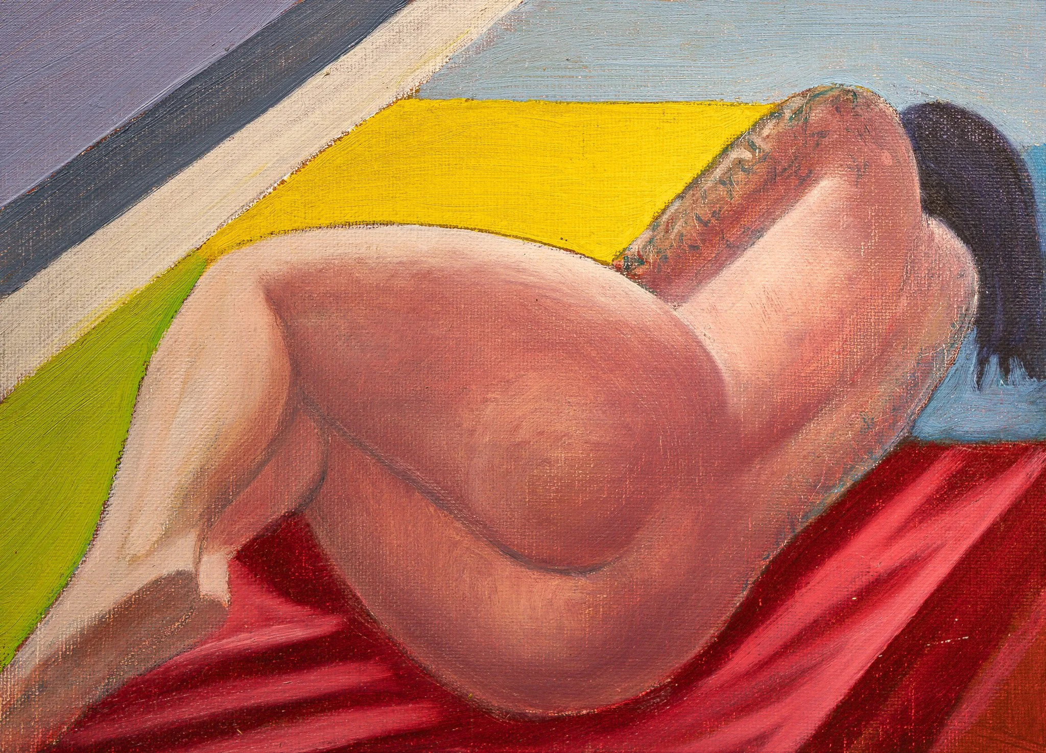 "Live Figure Studies", acrylic on canvas, 9 × 12 in., 2023