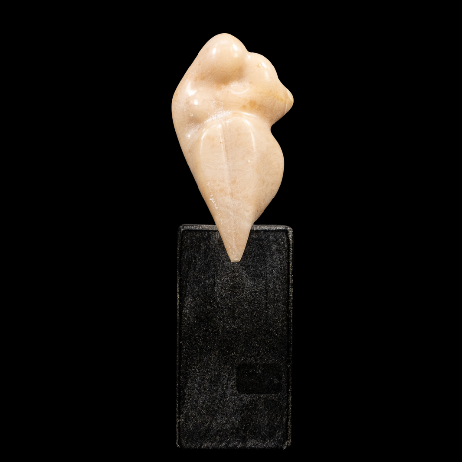 "Just Us", marble on granite base, 7 × 2.5 × 2.5 in., 1998