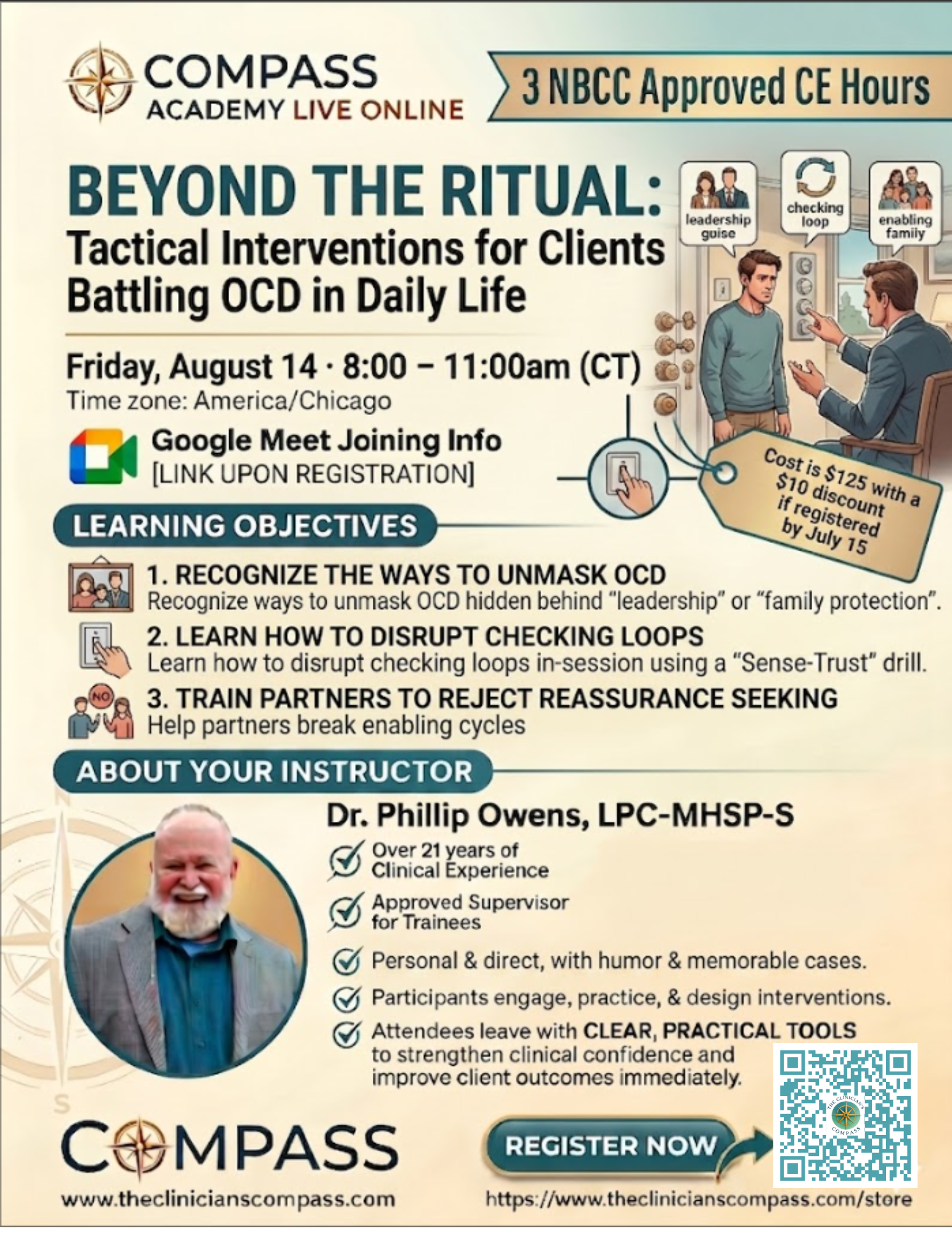 Compass Academy Live Online:  Beyond the Ritual: Tactical Interventions for Clients Battling OCD in Daily Life