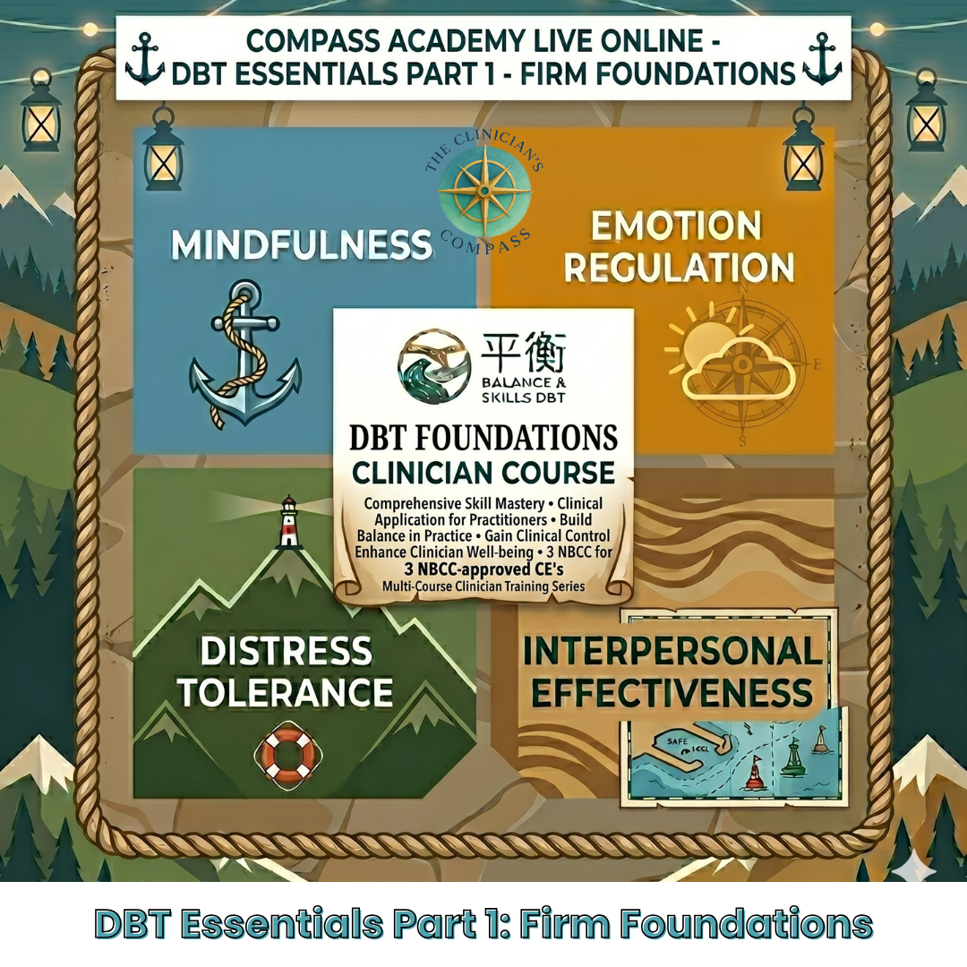Compass Academey Live Online- DBT Essentials Series- Part 1- Firm Foundations