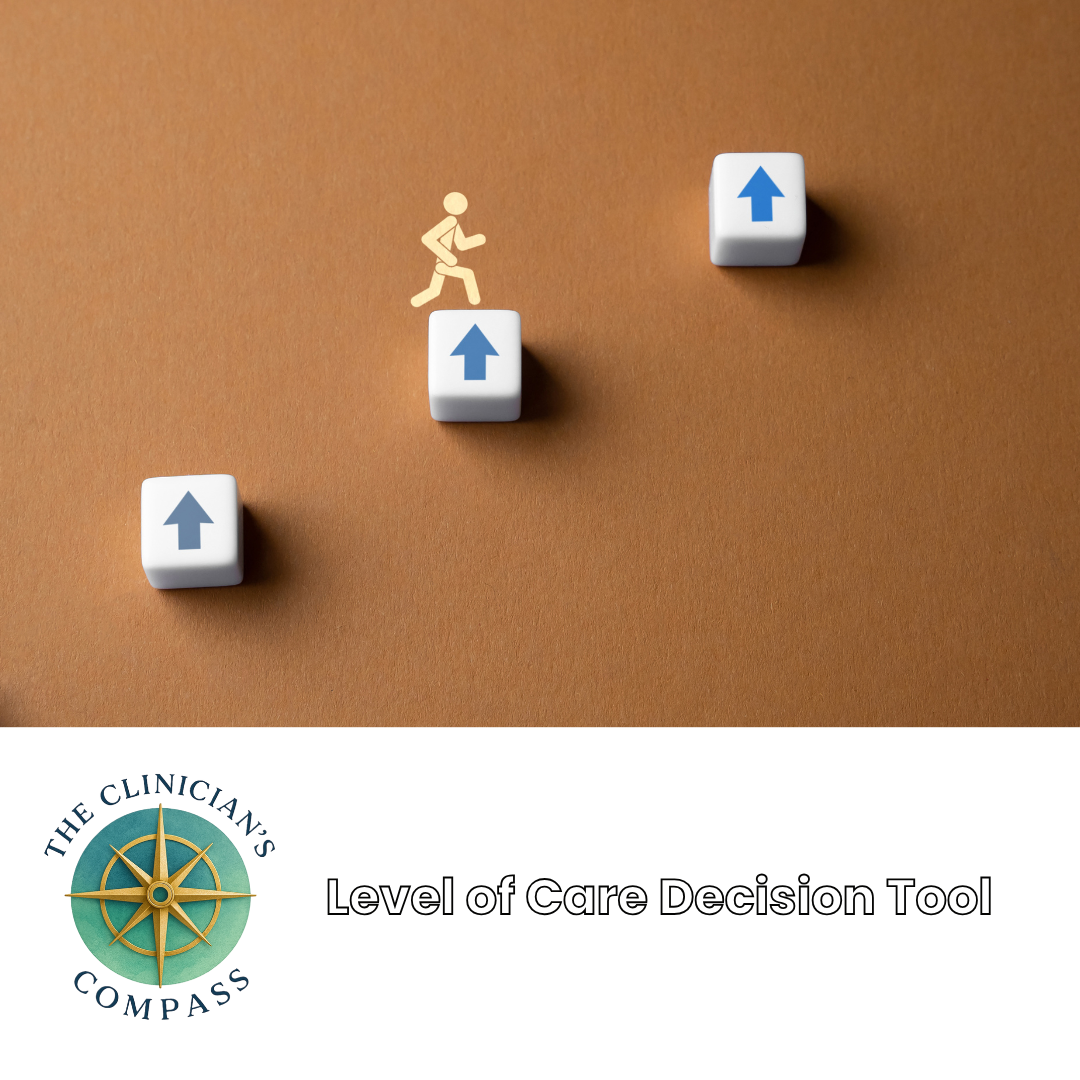 This tool helps clinician's think quickly and make sound decisions about the appropriate level of care for their clients. 