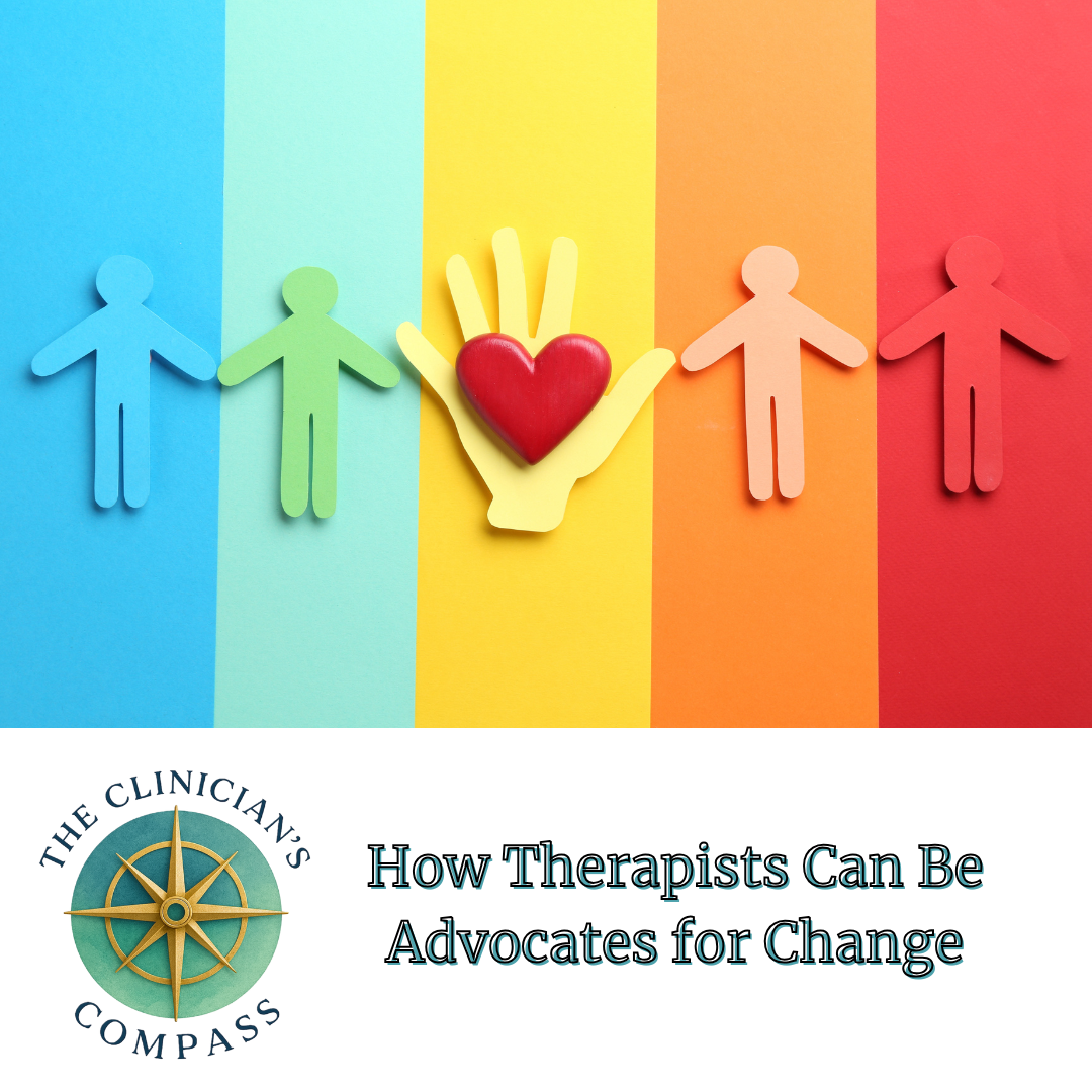 Therapists care deeply. About clients, about ethics, about justice, about doing good work in a broken system. And lately, that care is spilling out everywhere — especially online.
I’ve been watching more and more clinicians try to “advocate” by calli