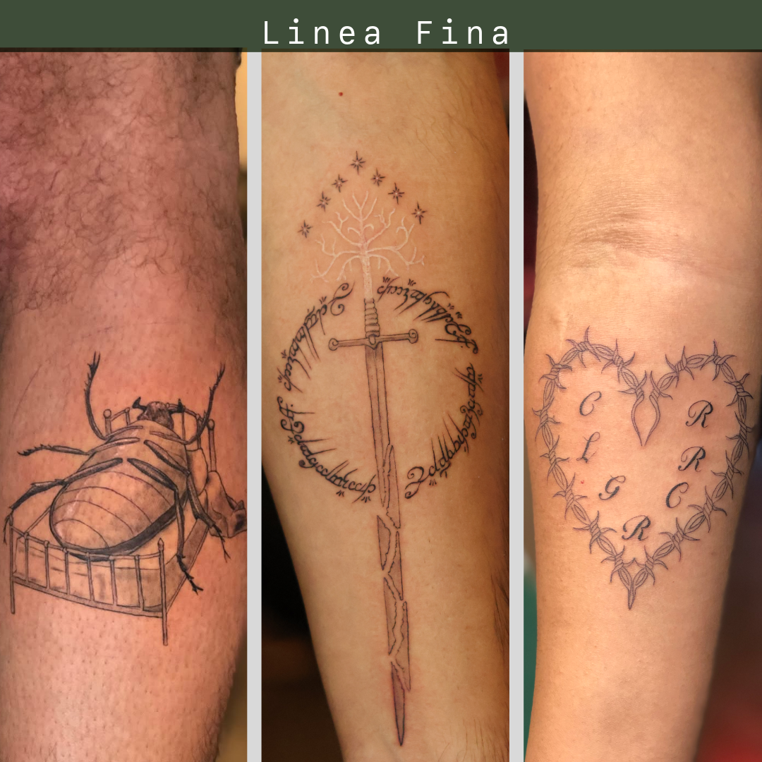 En la navaja tattoos hacemos tatuajes fine line (linea fina)