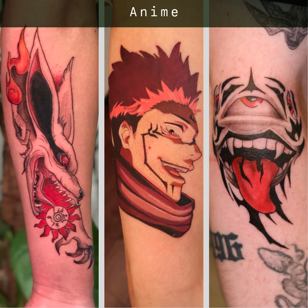 En la navaja tattoo podemos hacer ese tatuaje de anime manga y de cualquier personaje de tu comic o película animada favorita, manda mensaje con tus ideas y agenda hoy tu cita.