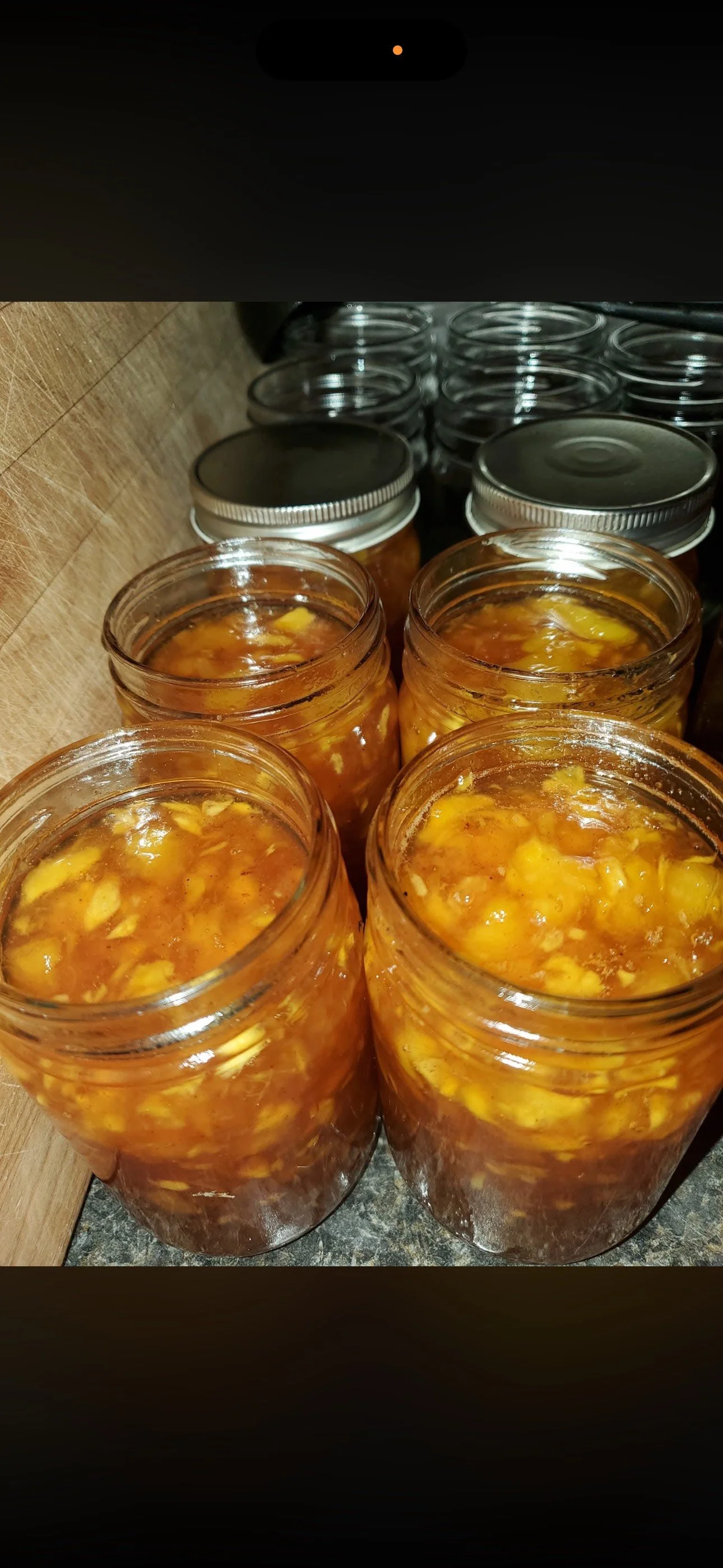PEACH ANDBOURBON PRESERVES 1/2 PINT