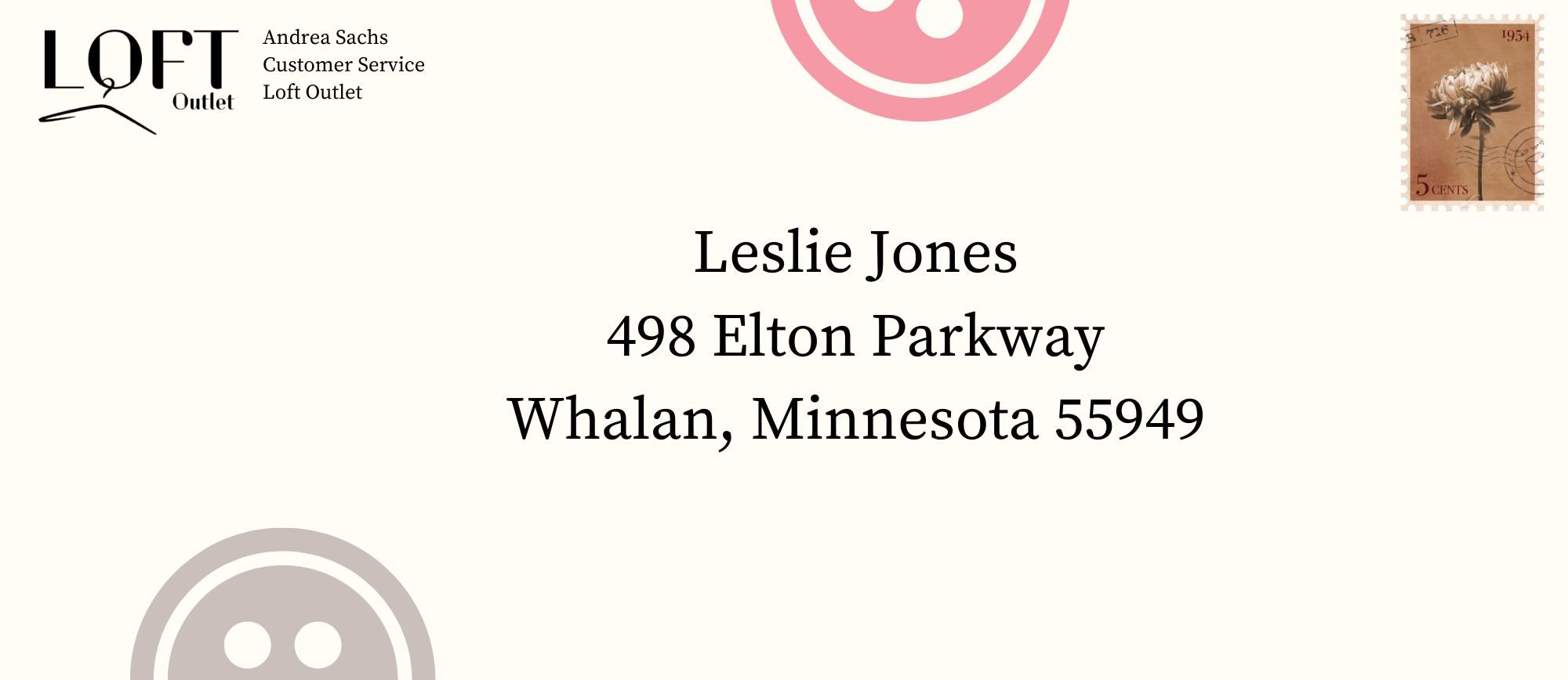 Loft Design Envelope Front