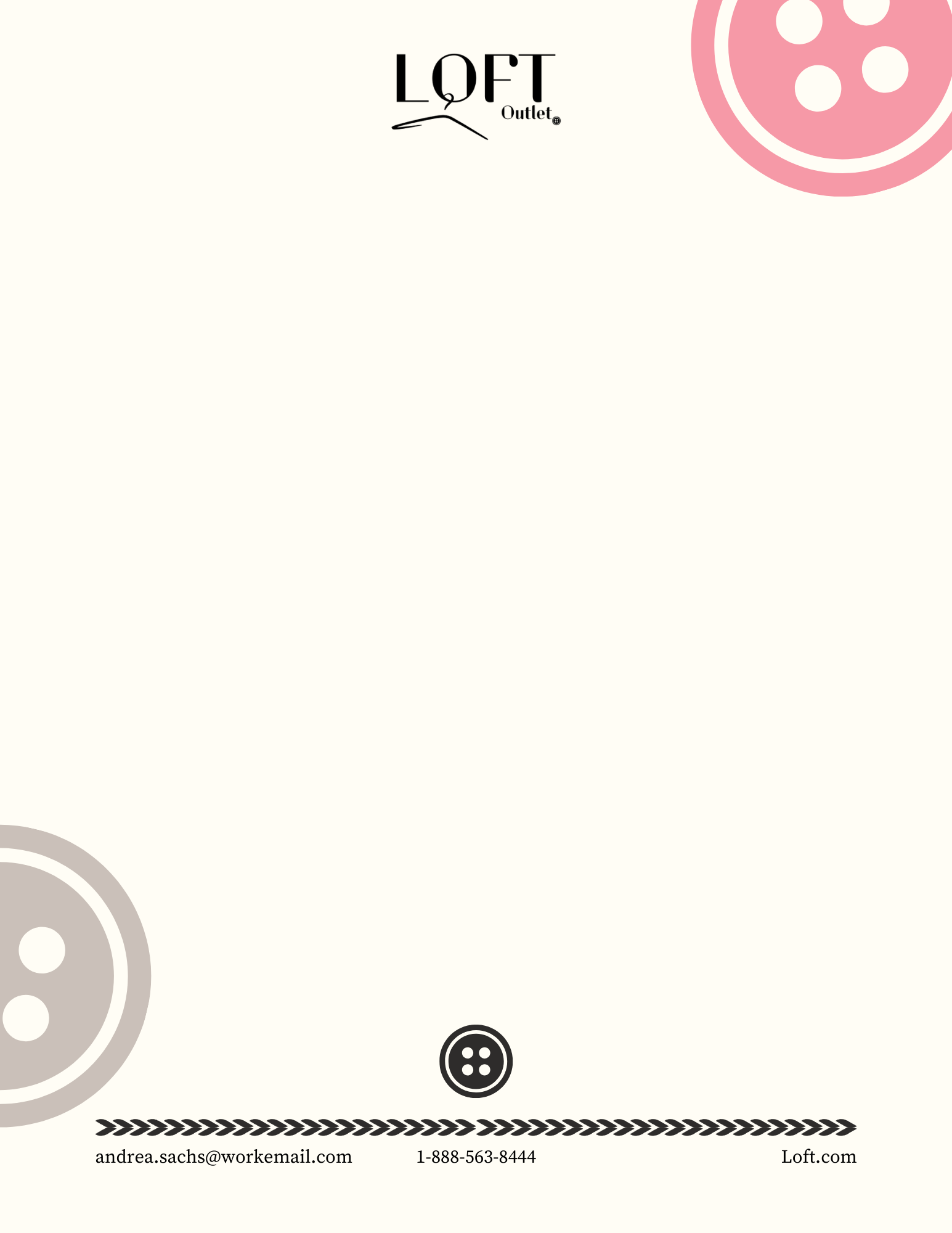 Loft Design Letterhead Front