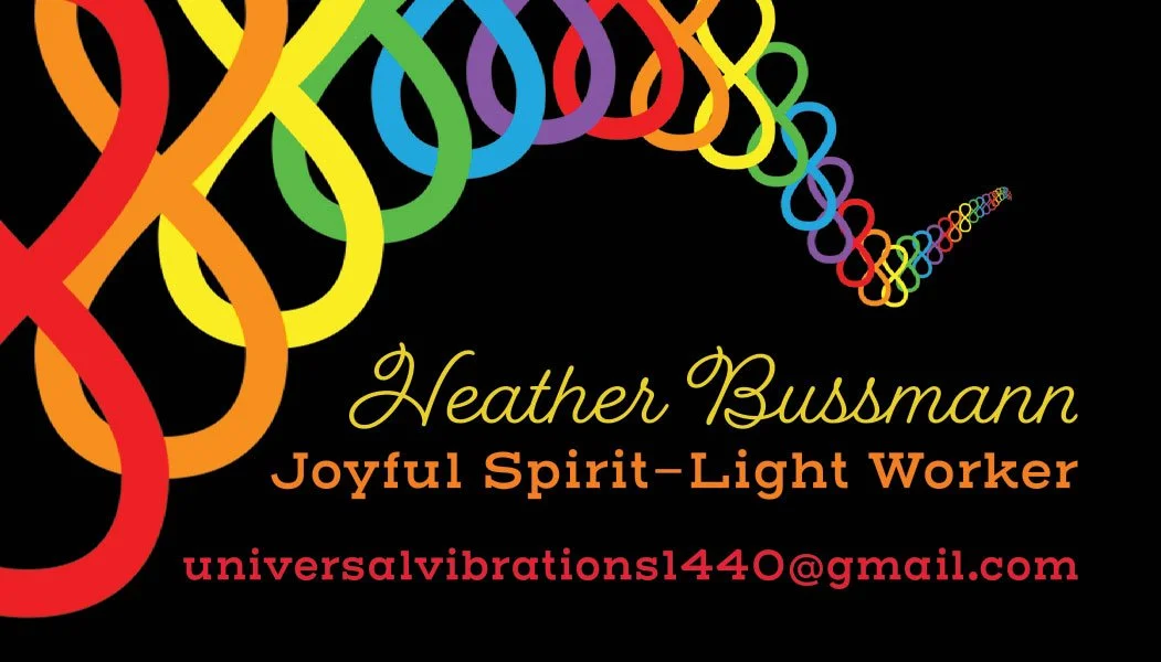 Universal Vibrations Business Card by Em GRAPHICS