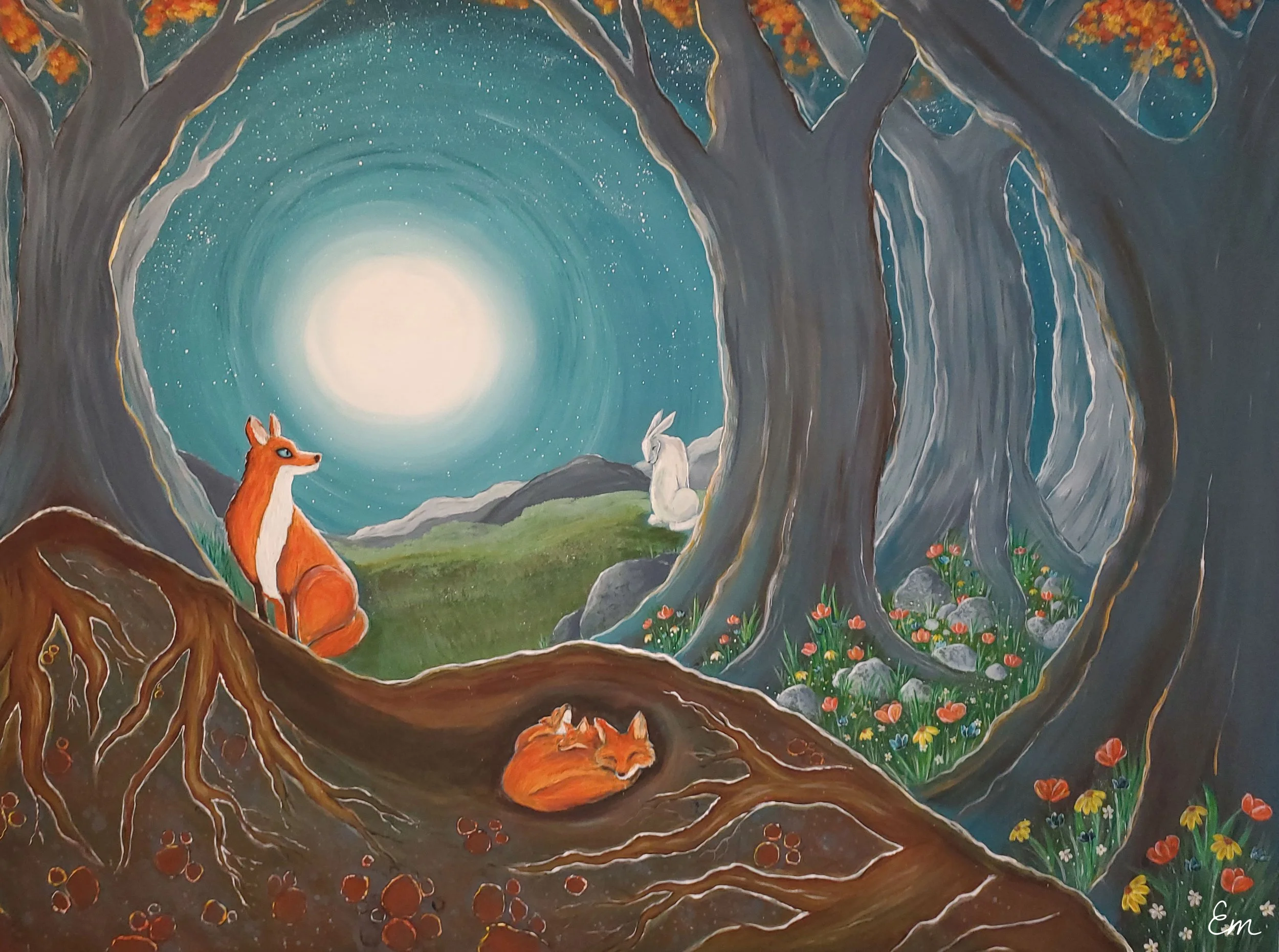 Fine Art Portfolio | Abstract Painting & Mixed Media by Emily Williams