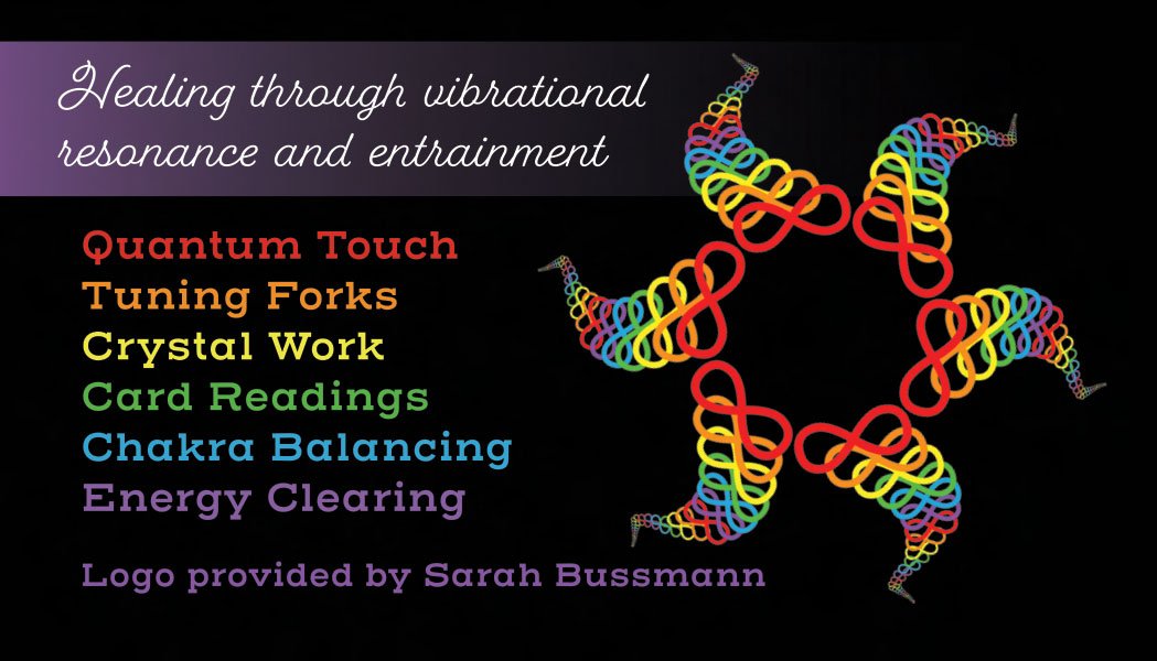 Universal Vibrations Business Card by Em GRAPHICS