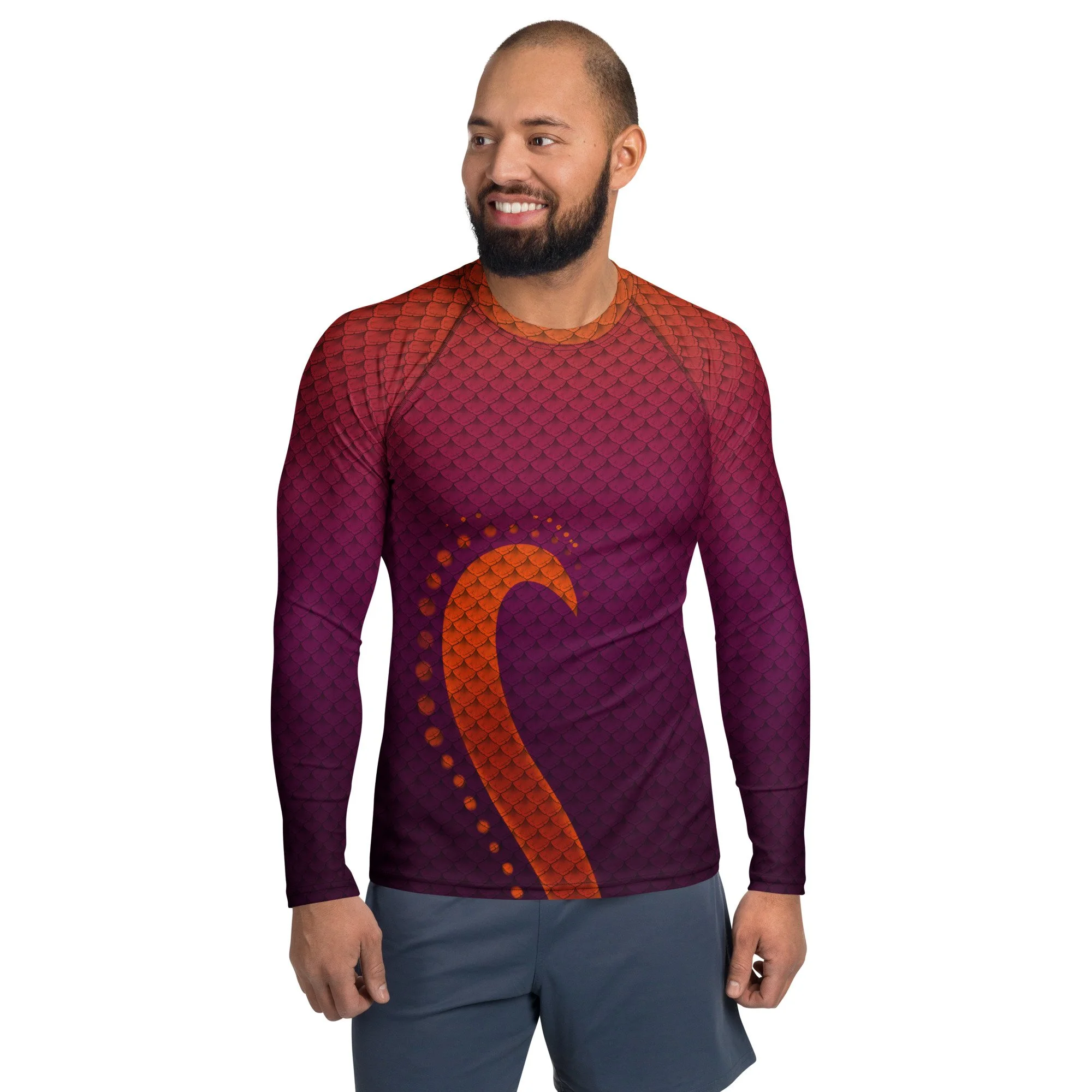 Secret Ember Long Sleeved Men's Rash Guard