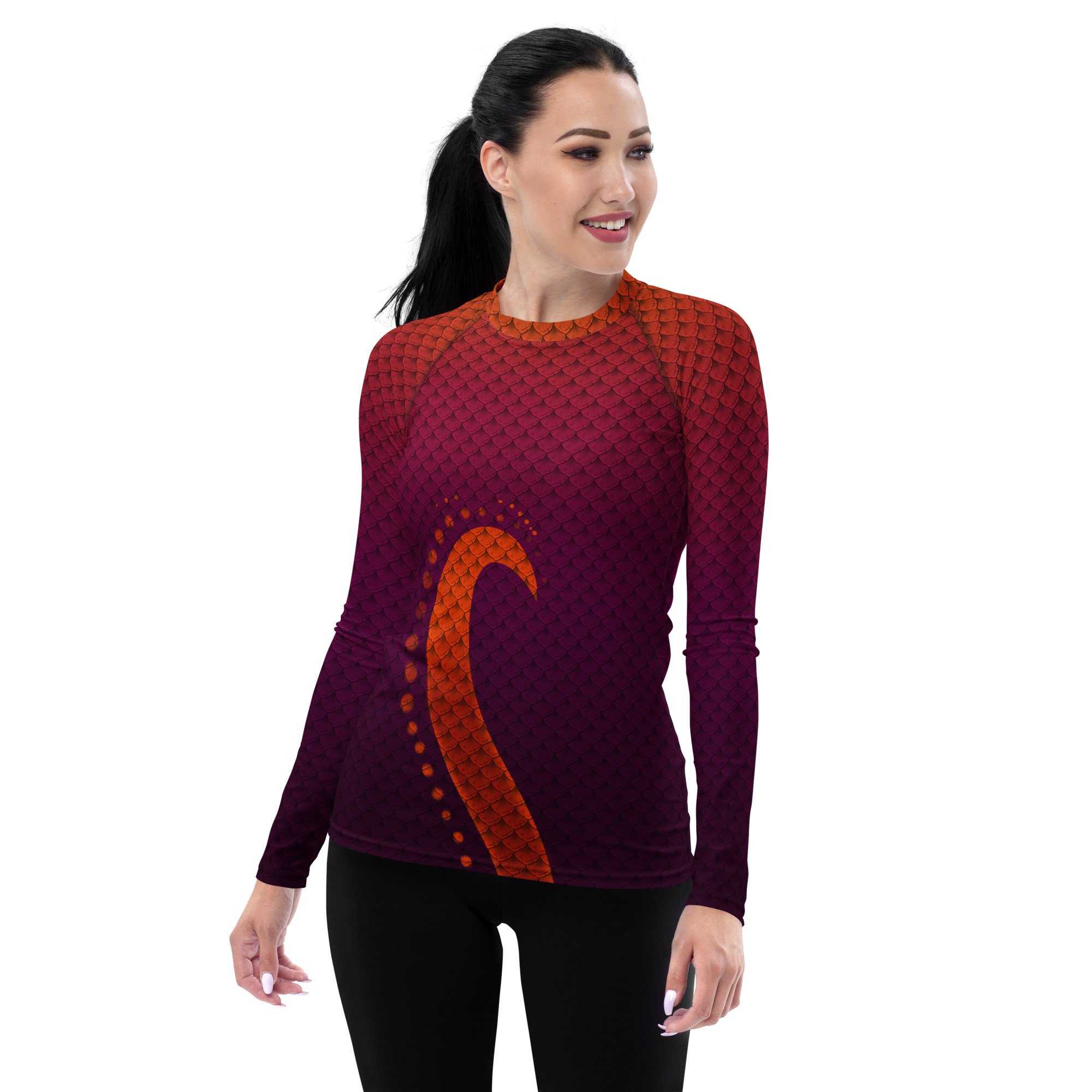 Secret Ember Long Sleeved Women's Rash Guard