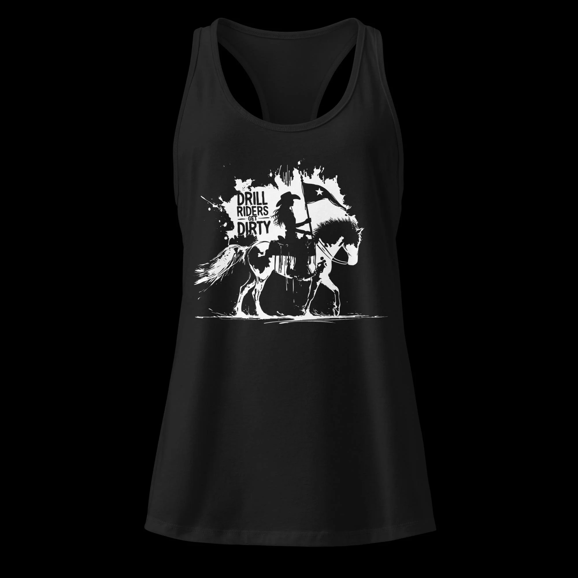 W-TK-DT-006-WH - Drill Rider - Drill Riders Get Dirty - Tank