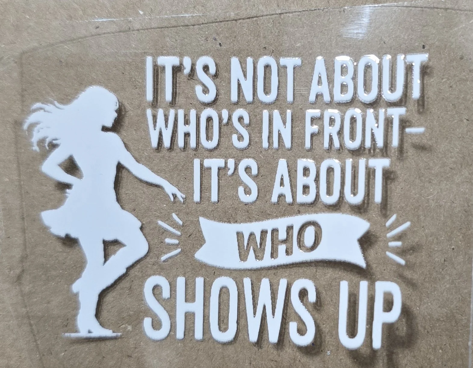 Sticker-Its not about who is in Front.jpg