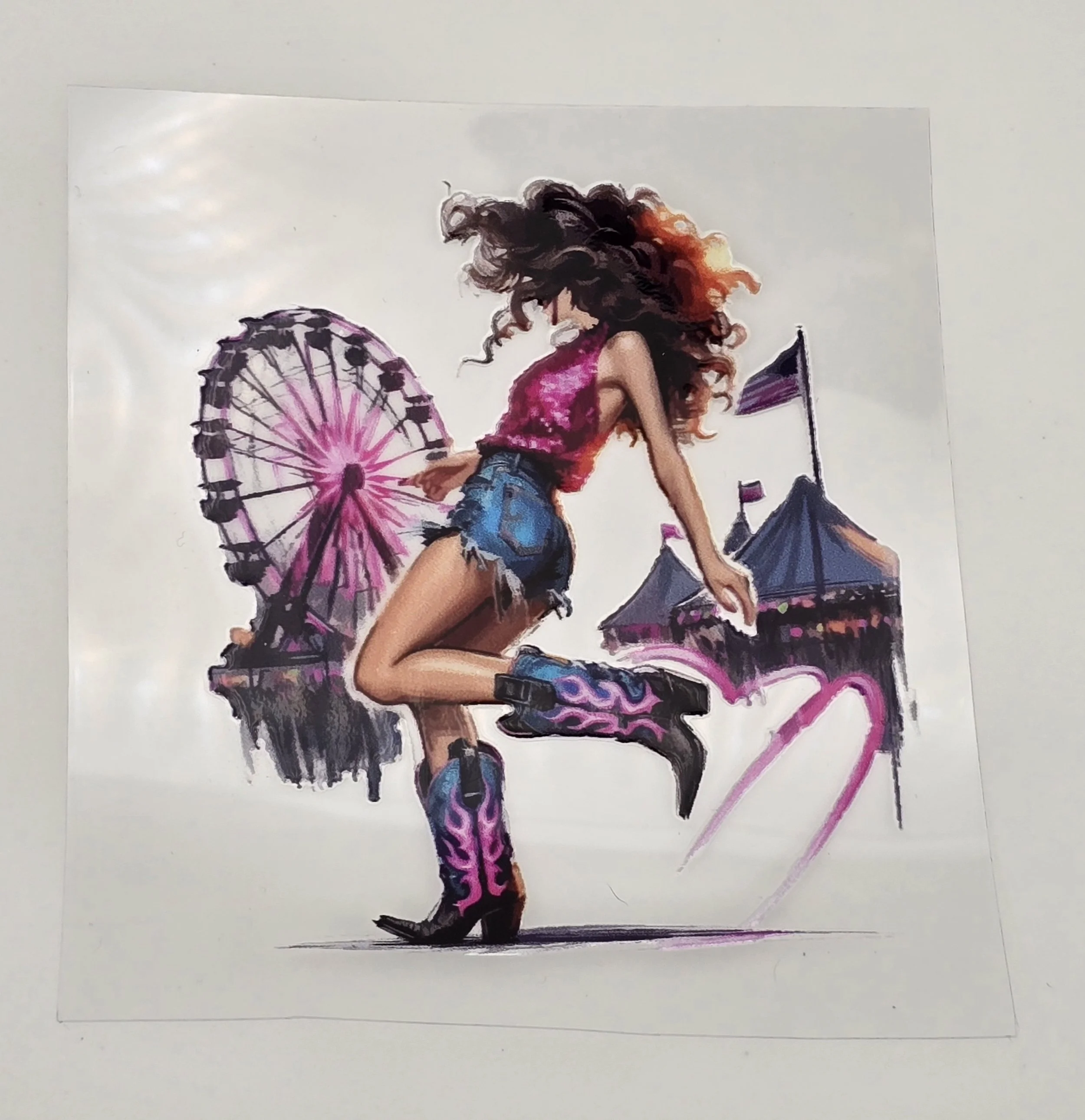Sticker-Dancing Girl-Ferris Wheel2.jpg