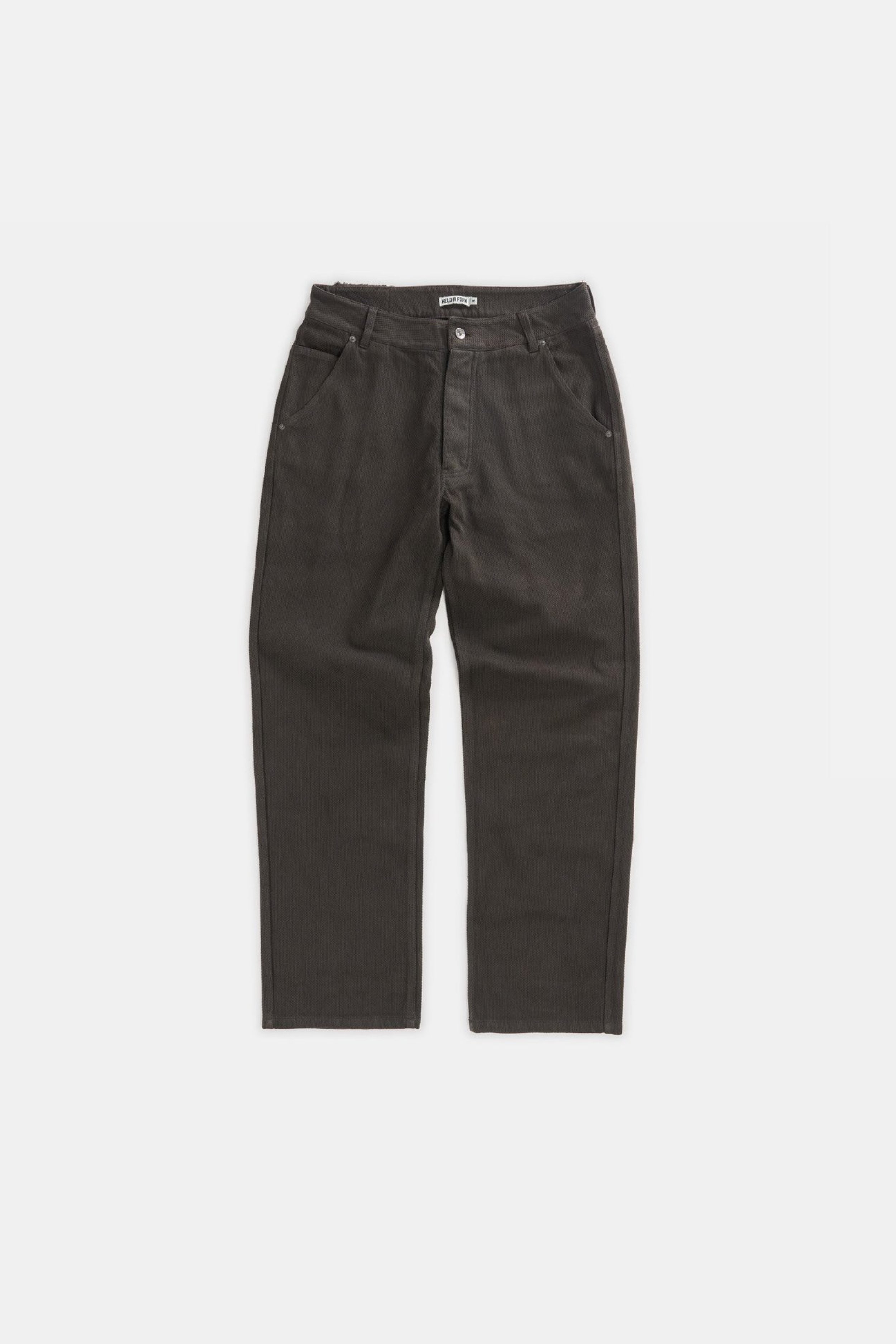 Kuzushi 5 Pocket Pant - Woven Sashiko Espresso