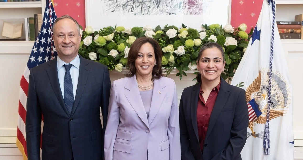 With Vice President Kamala Harris