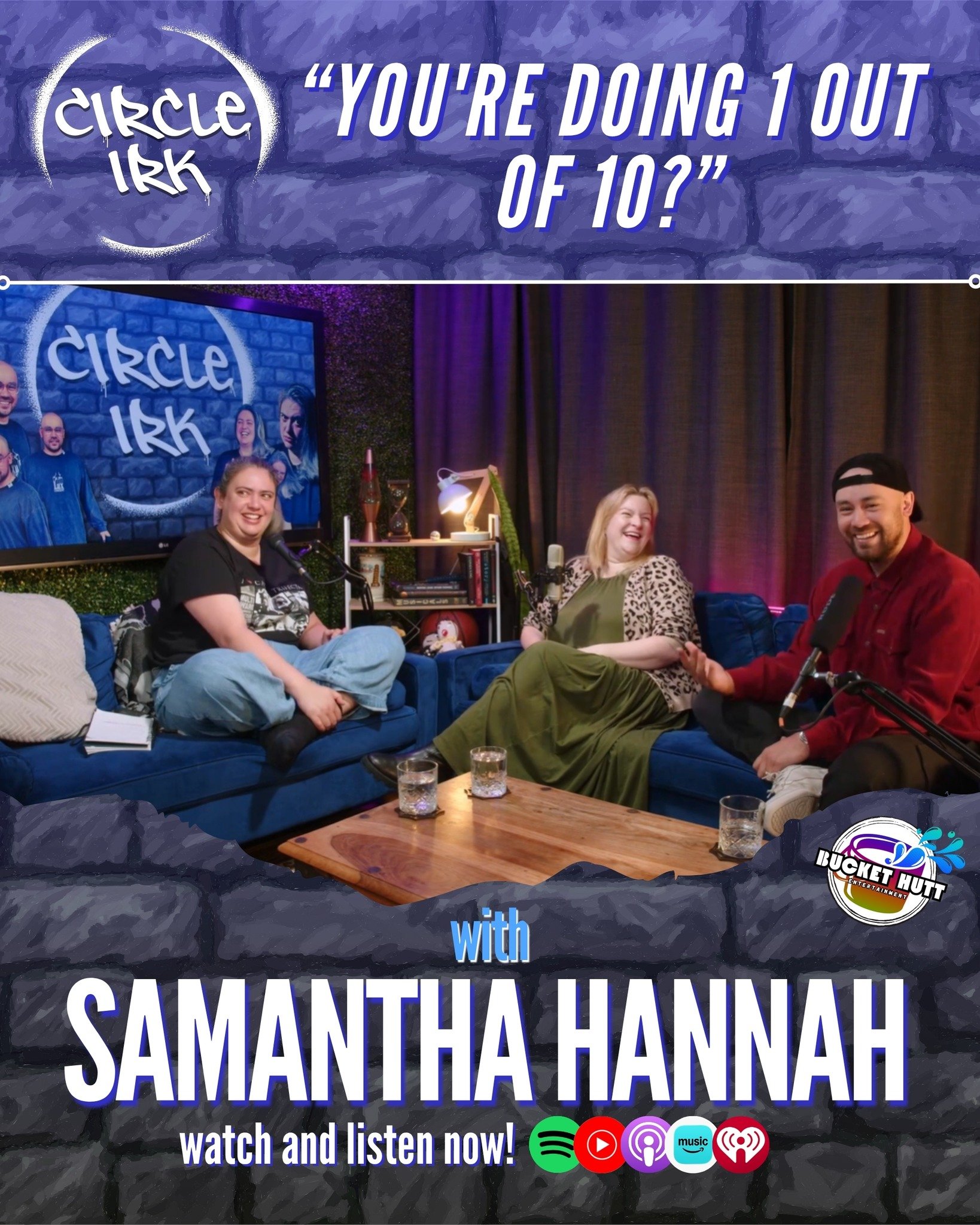 EPISODE 15 OUT NOW! 🐻 
Comedians and real-life married couple Mo Munn and Q Potts chat with Samantha Hannah about getting started in comedy abroad, independent sleepers, and wild phone etiquette. 

You can catch new episodes of Circle Irk every fort