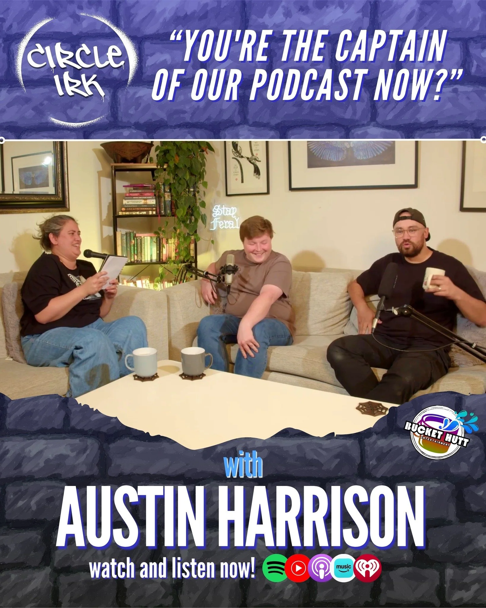 EPISODE 16 OUT NOW! 🐢
Comedians and real-life married couple Mo Munn and Q Potts chat with all rounder Austin Harrison about identifying as a comedian, aquatic spirit animals, being inspired in an emergency department and more! 

You can catch new e