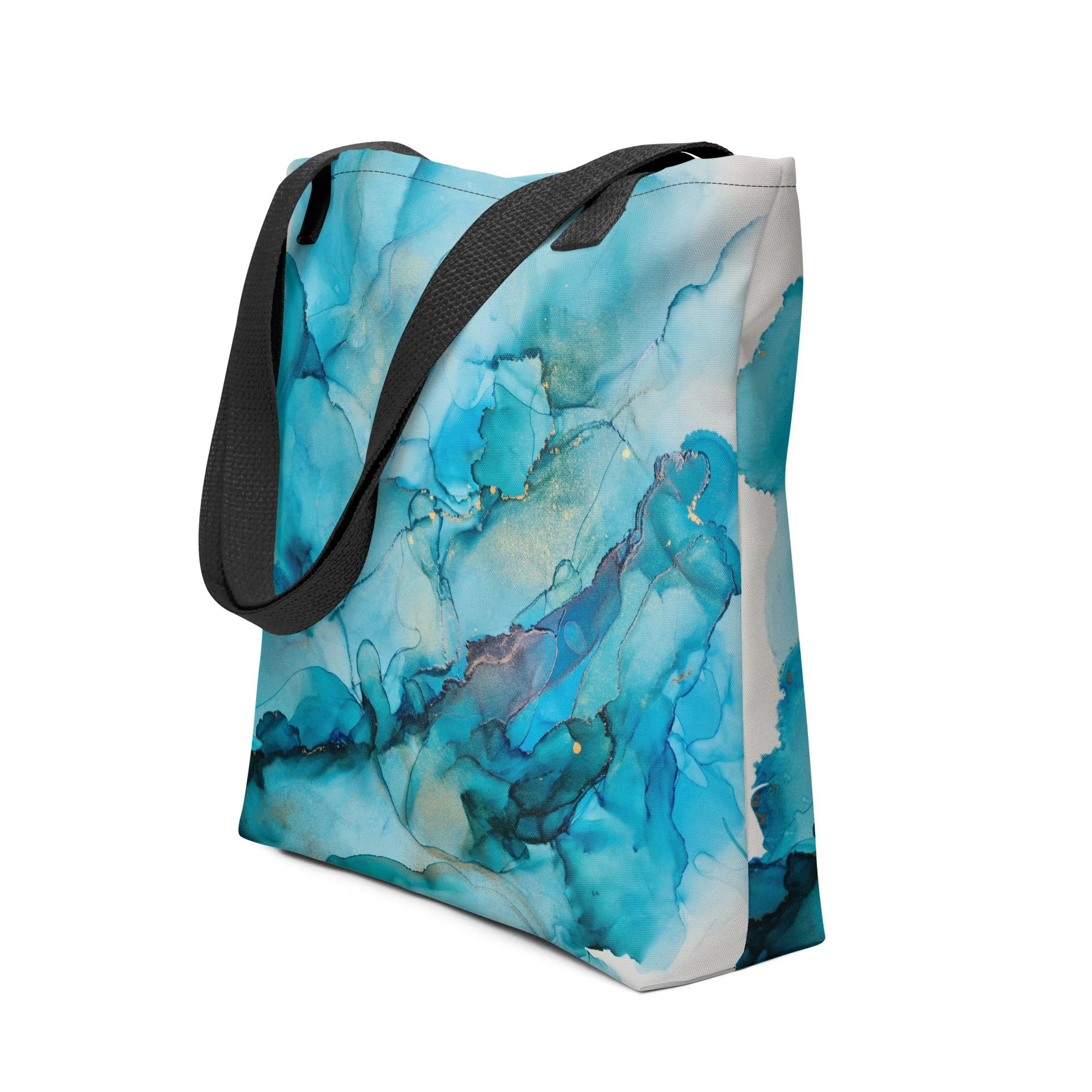 Tote bag - 15" x 15" - Aquamarine