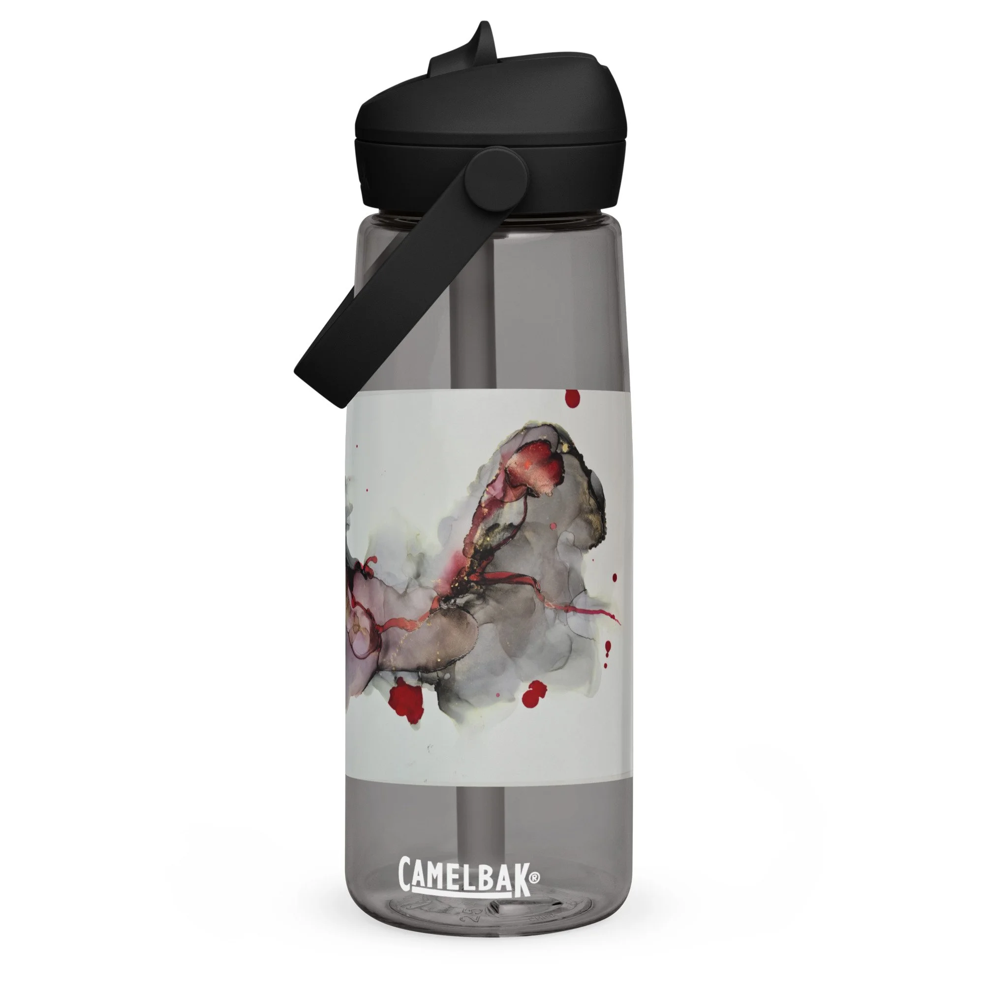 Flip straw water bottle - Veins