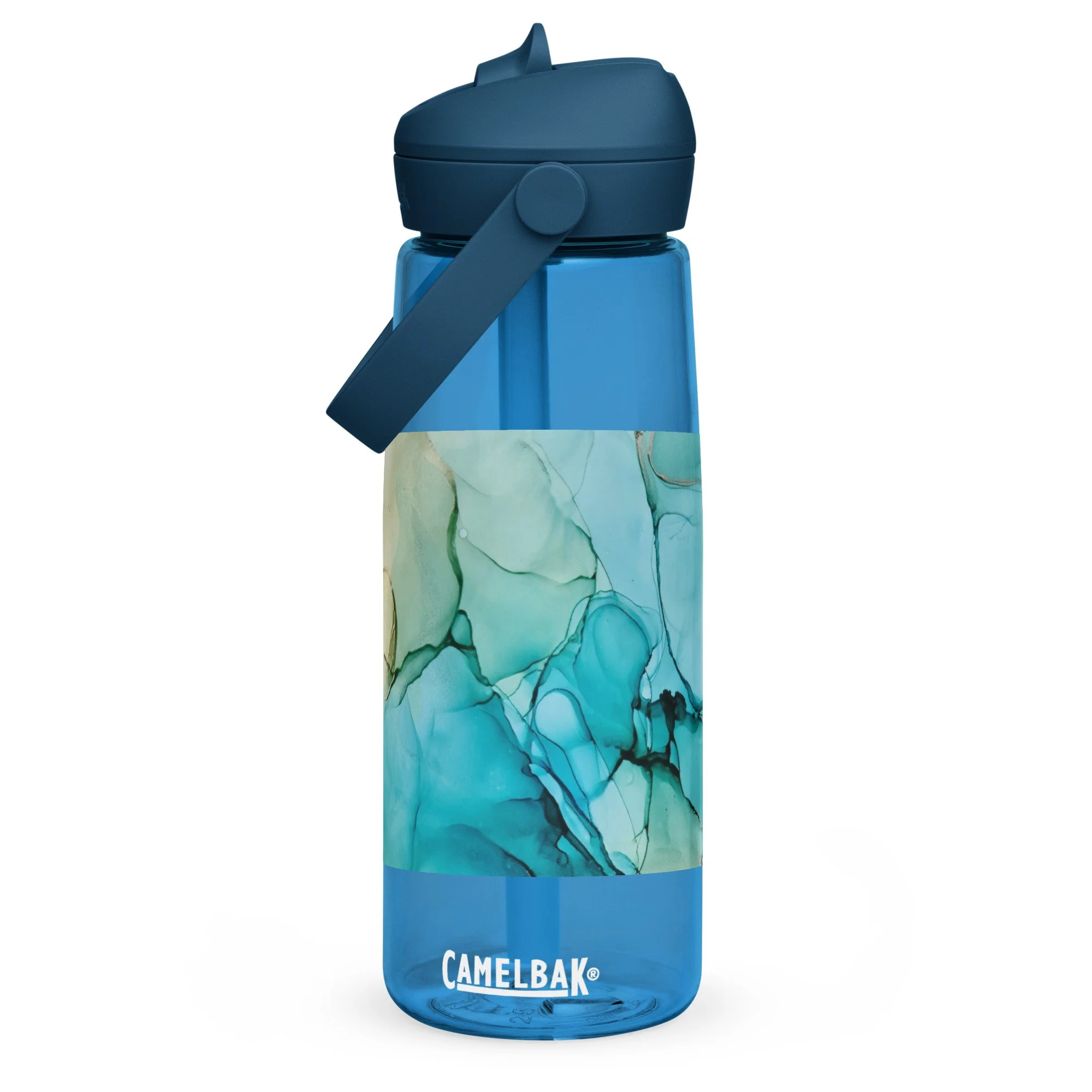 Flip straw water bottle - Beach I