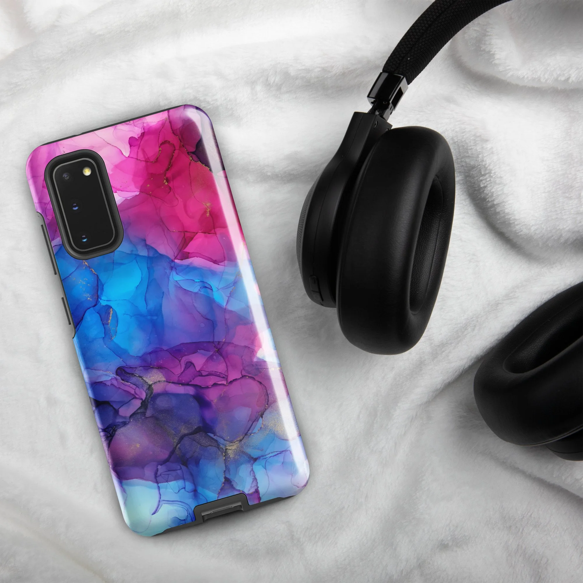 Samsung® Touch Case - Blue Pink & Gold Marble