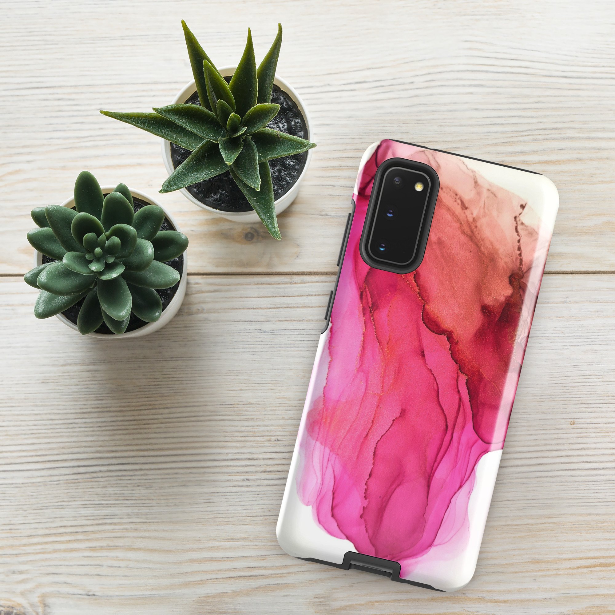 Samsung® Tough Case - Pink Blush & Mauve Bloom